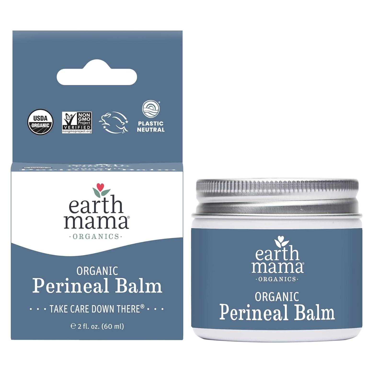 Bálsamo Perineal Orgánico Earth Mama 59ml - Alivio Postparto