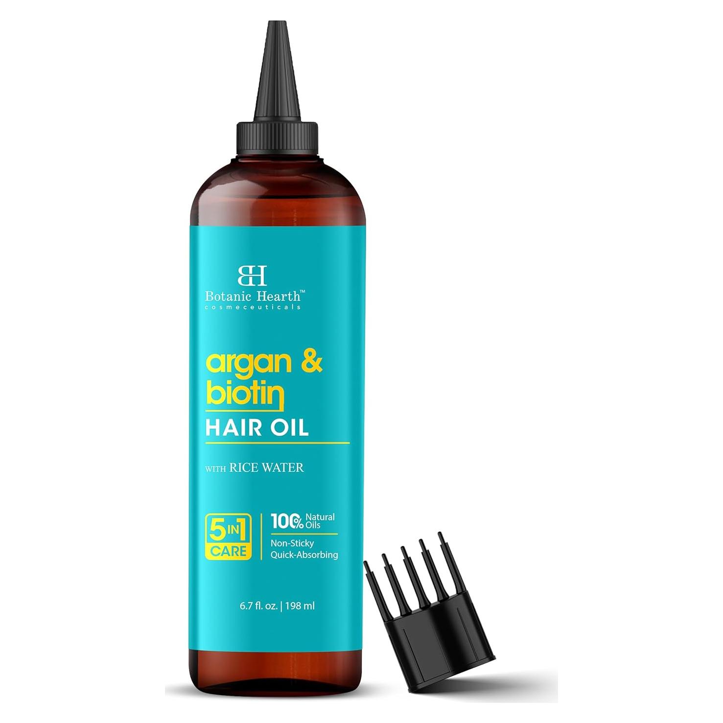 Aceite Capilar Botanic Hearth 198.5 ml - Argán y Biotina