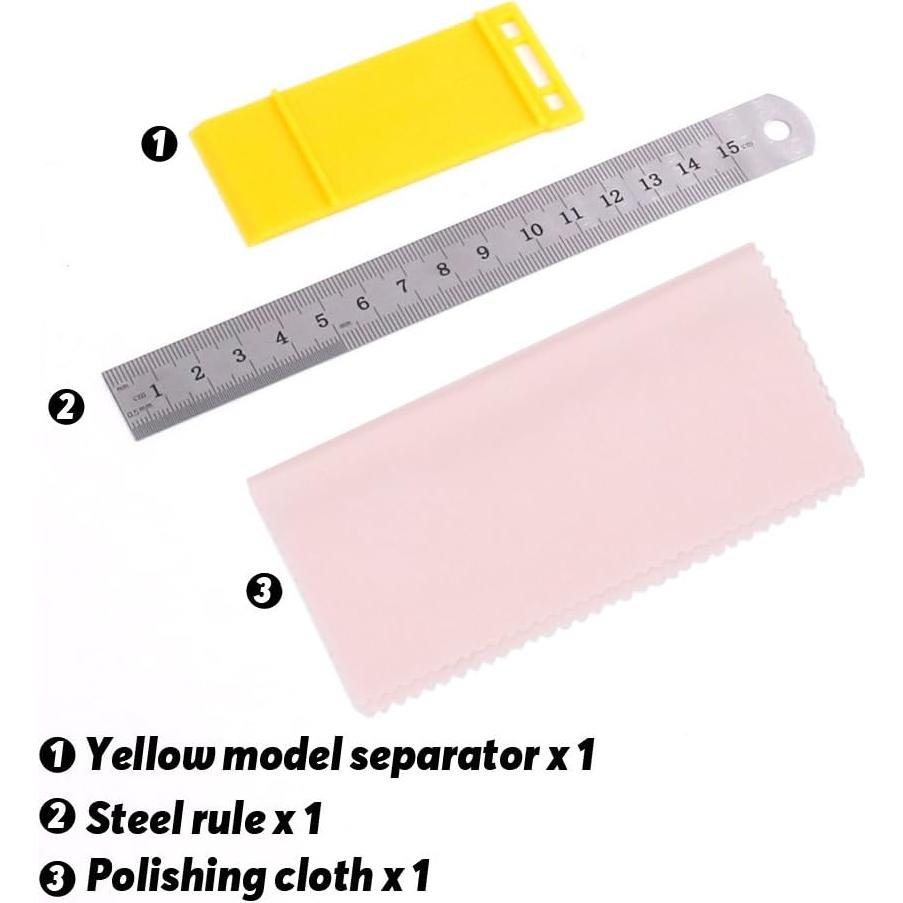 Juego de Herramientas para Modelistas Rustark 21 Piezas