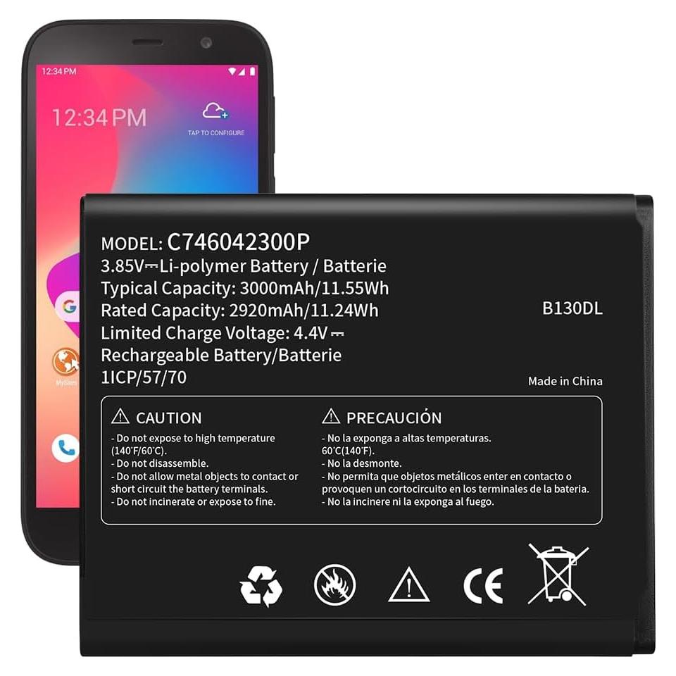 Batería de Reemplazo WUHAO para BLU View 2 B130DL 3000mAh