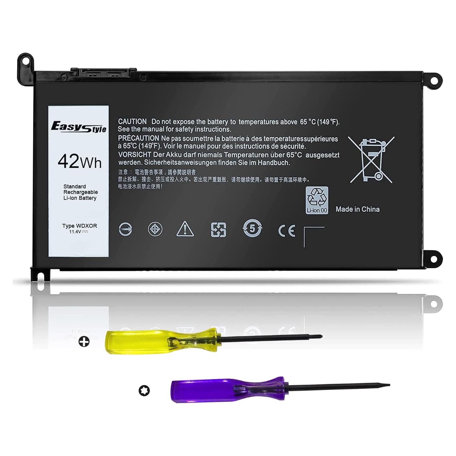 Batería de Reemplazo WDX0R 42Wh para Laptop Dell Inspiron y Latitude