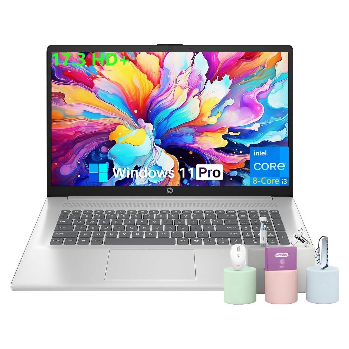 HP Portátil 17.3" i3-8 Núcleos 32GB RAM 1TB SSD Windows 11 Pro