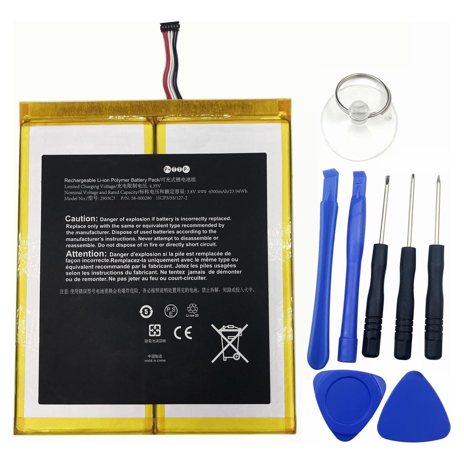 Batería de Reemplazo 3.8V 6300mAh para Tableta A21 M2