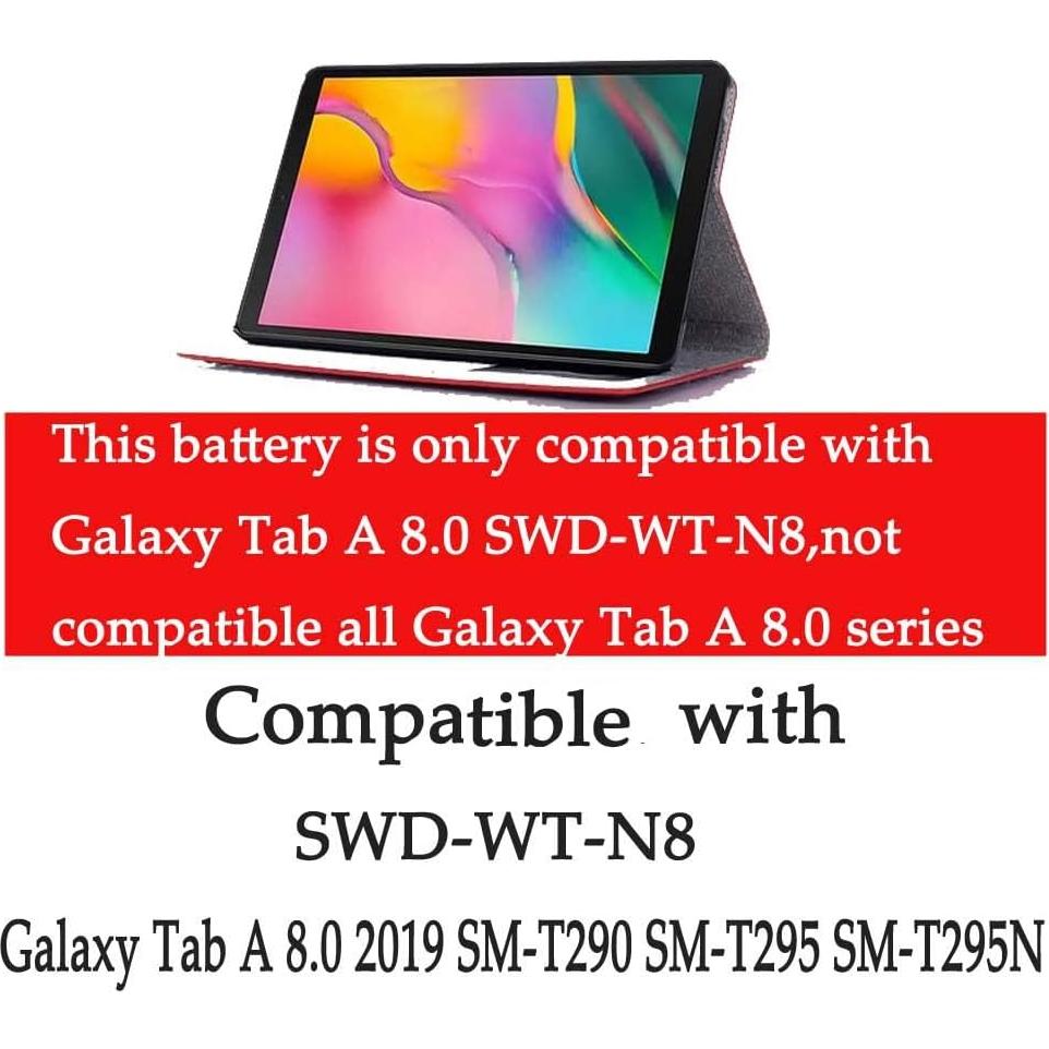 Batería de Reemplazo Powerforlaptop para Galaxy Tab A 8.0 2019 5100mAh