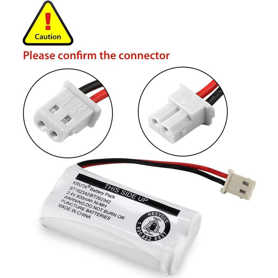 Baterías Kruta BT162342/BT262342 para Teléfonos Inalámbricos