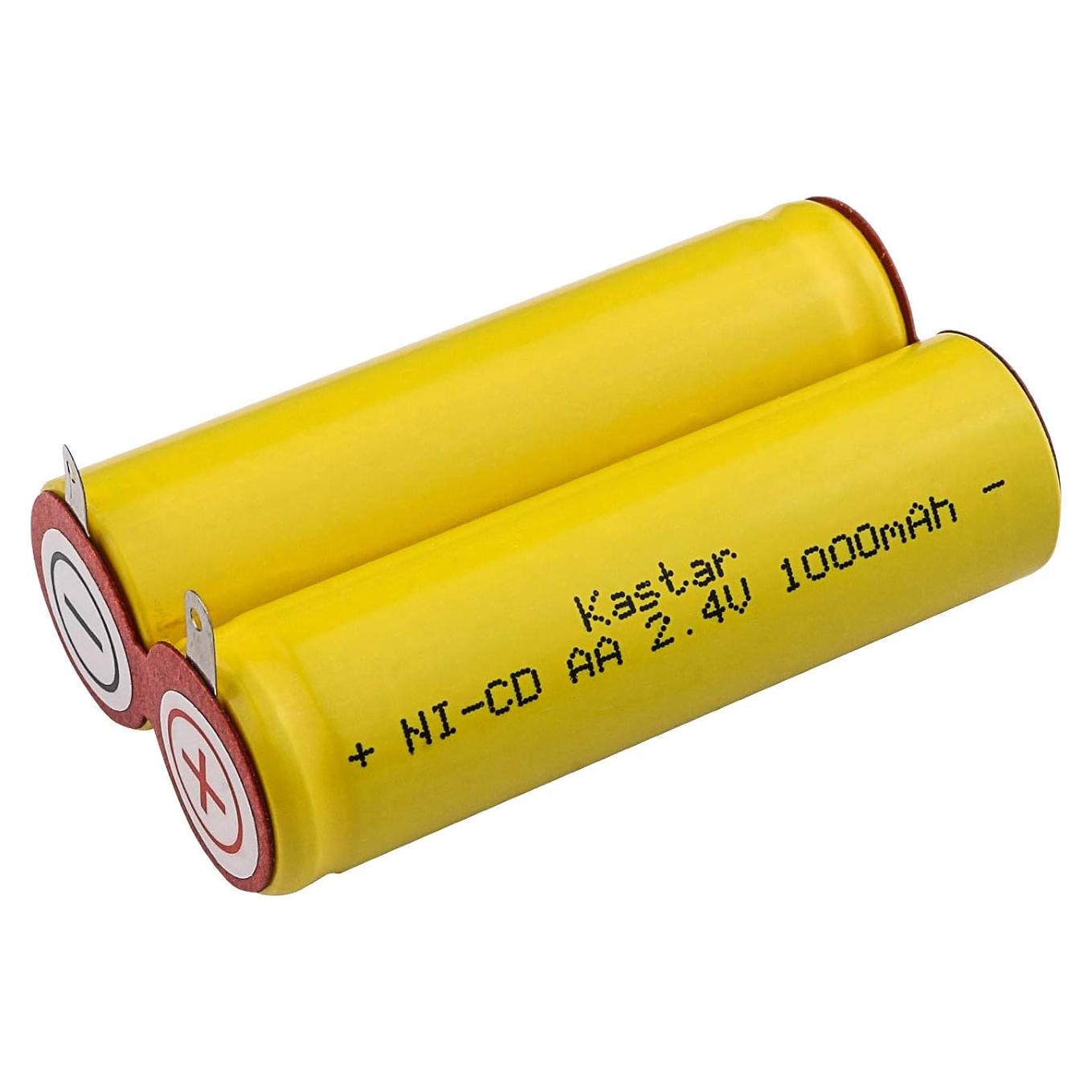 Batería Kastar Ni-CD 2.4V 1000mAh para Afeitadoras
