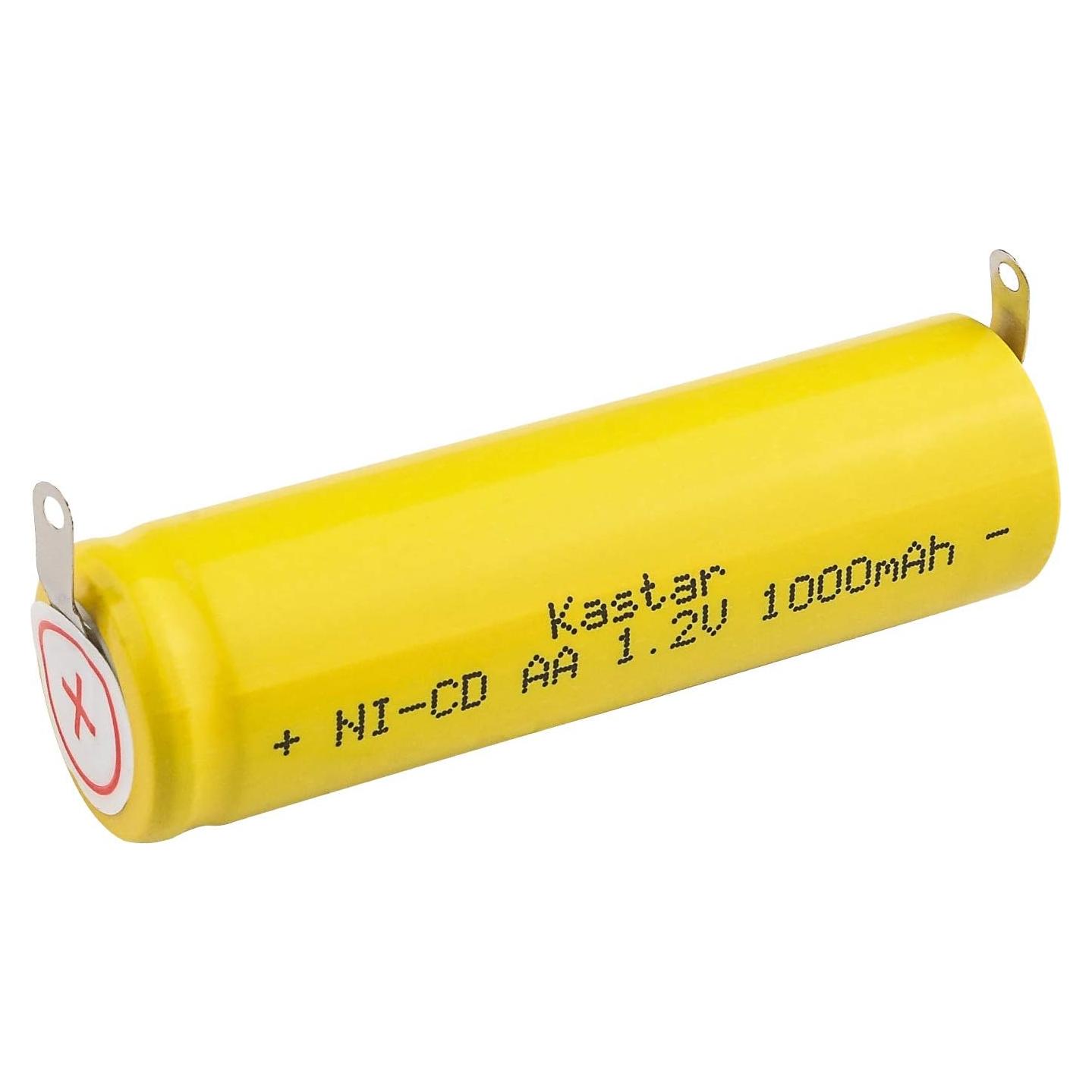 Batería Recargable AA Kastar 1.2V 1000mAh para Afeitadoras