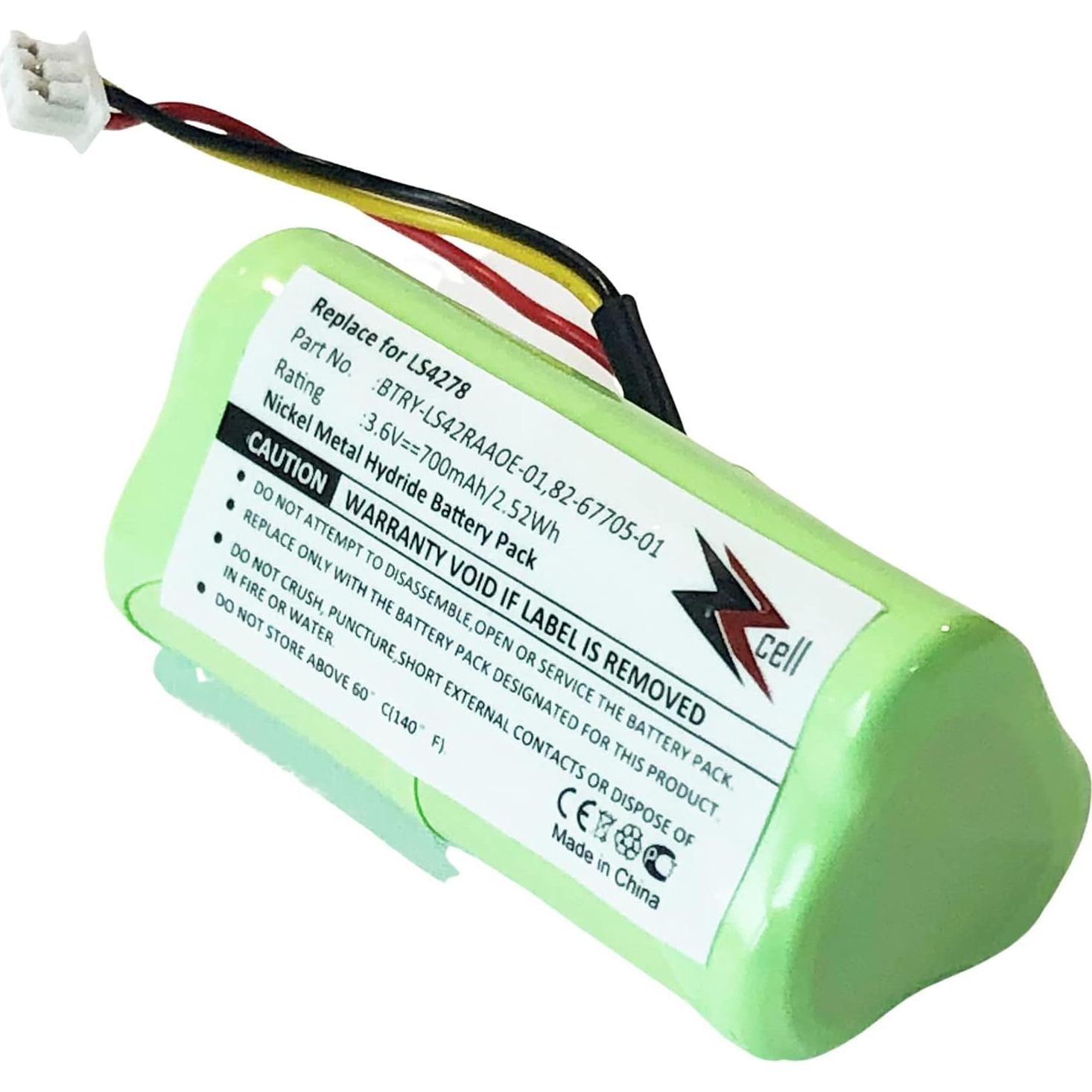 Batería Recargable Ni-MH ZZcell 2-Pack para Escáner Motorola LS4278