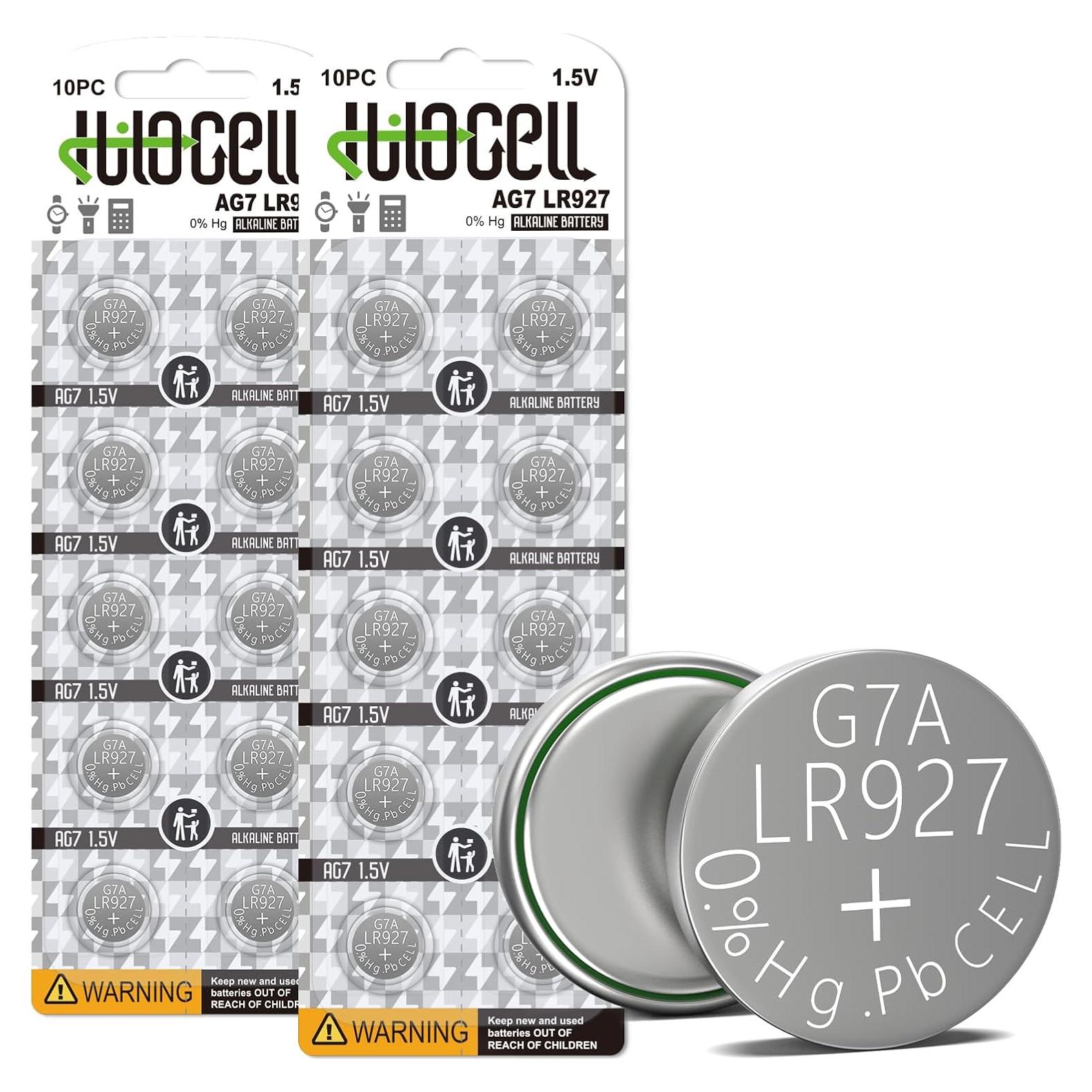 Baterías de Reloj SR927SW Hilocell Paquete de 20 Alcalinas 1.55V