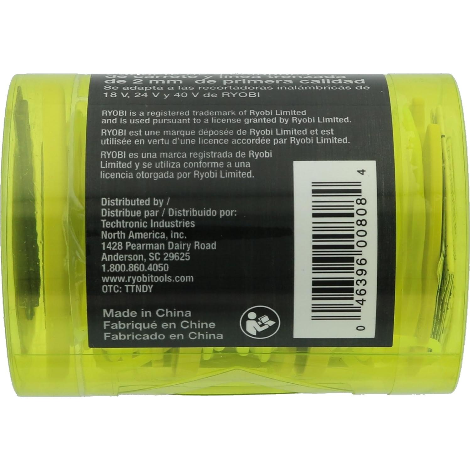 Línea Retorcida Ryobi AC80RL3 para Cortadoras Inalámbricas - 3 Paquetes