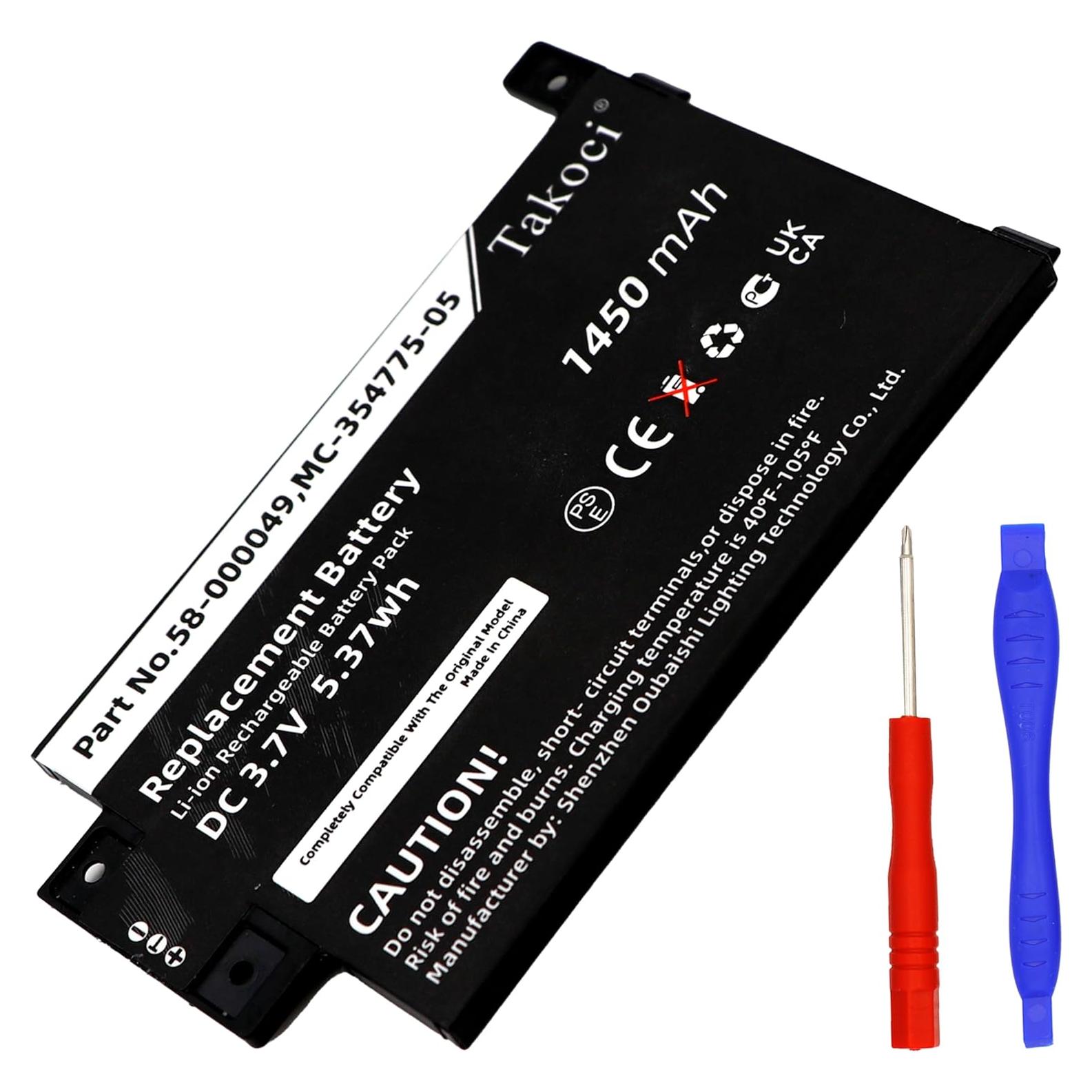 Batería de Reemplazo TAWUZUOR MC-354775-05 3.7V 1450mAh