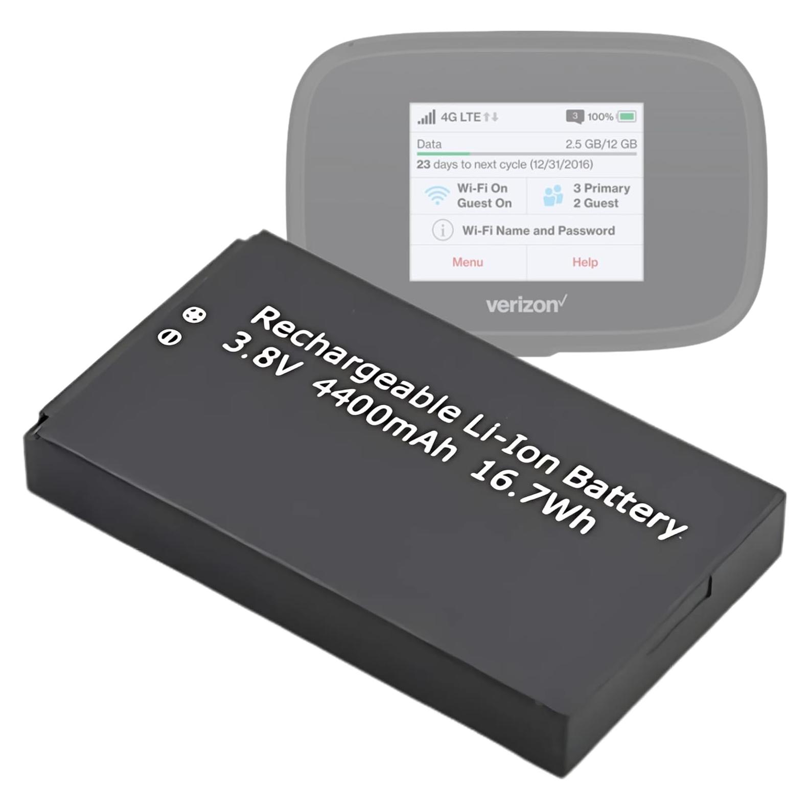 Batería de Reemplazo WirelessFinest para Mifi 8800L 7730L 4400mAh