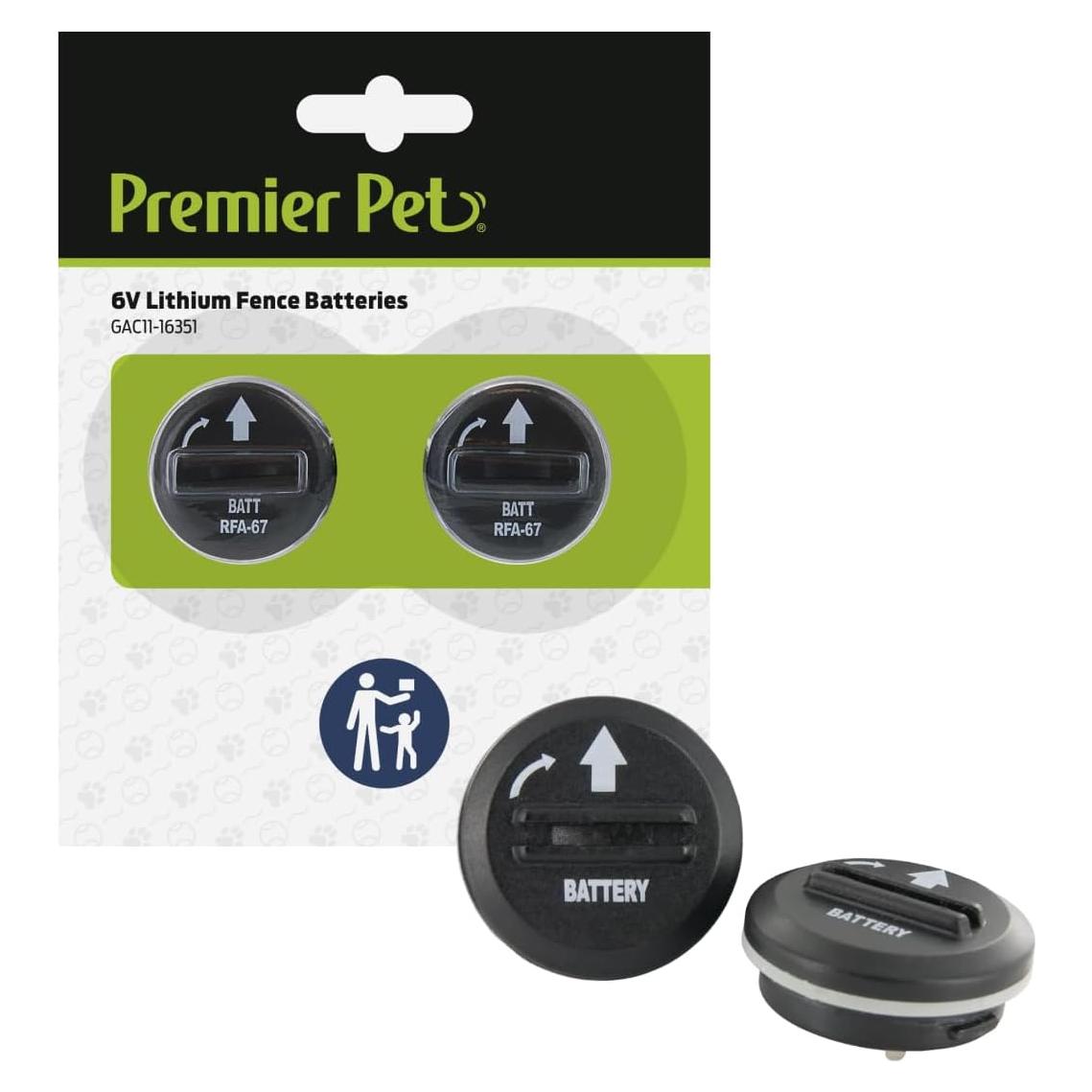 Baterías de Litio 6V Premier Pet - Paquete de 2 Reemplazo