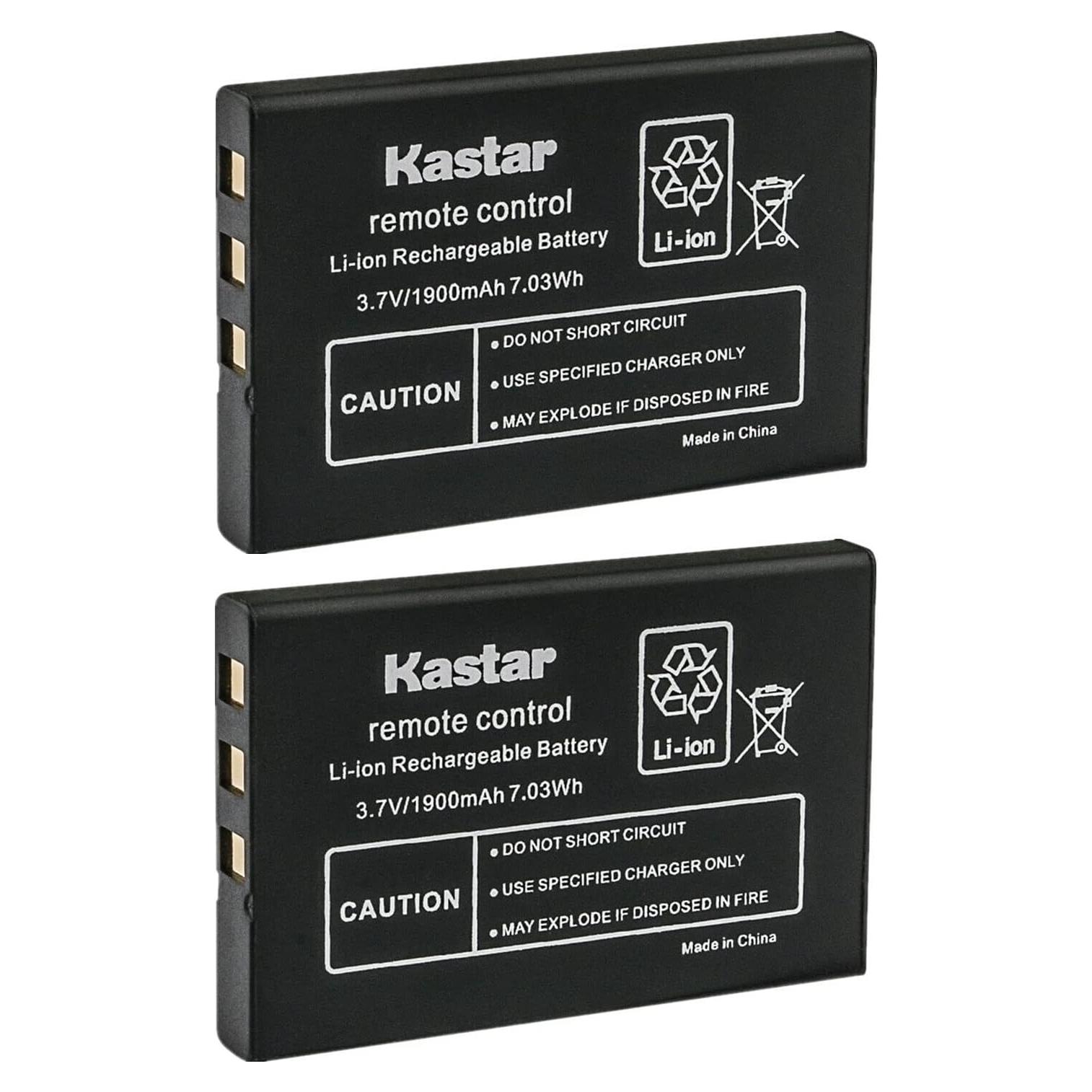 Baterías de Litio-ion Kastar 2-Pack para Control Remoto Universal