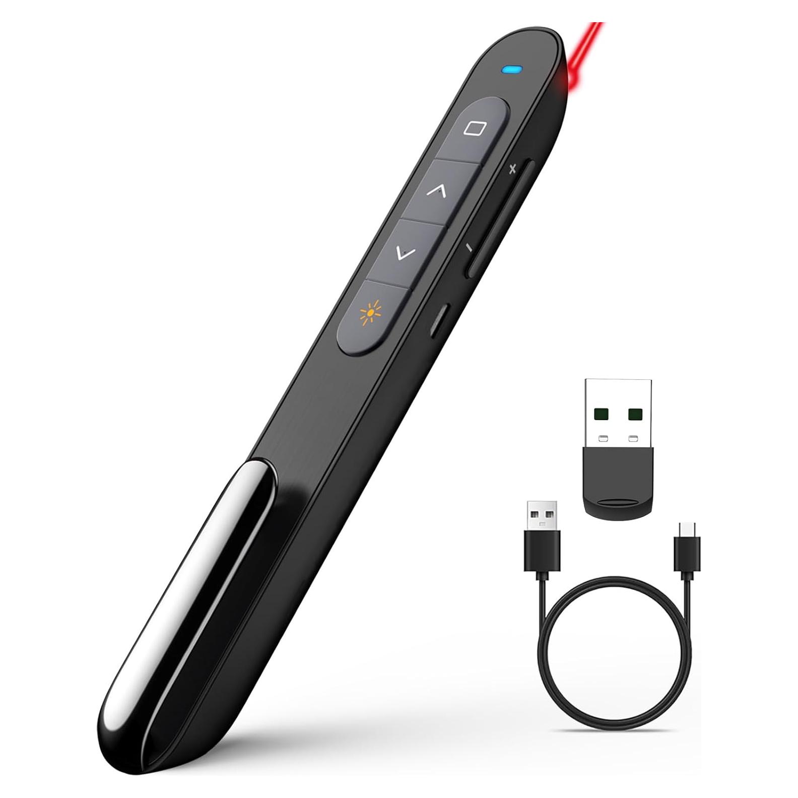 Clicker de Presentación Inalámbrico Norwii N76 Recargable 100m