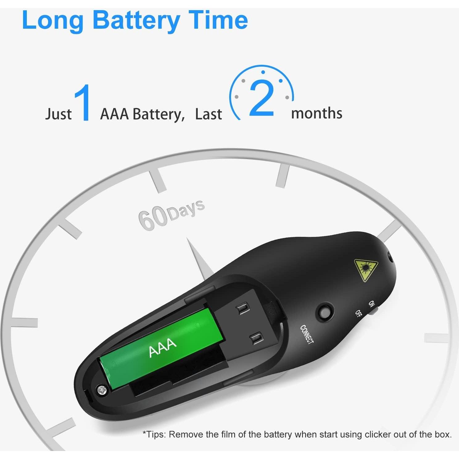 Controlador Inalámbrico de Presentación WP08-R - 2 Unidades