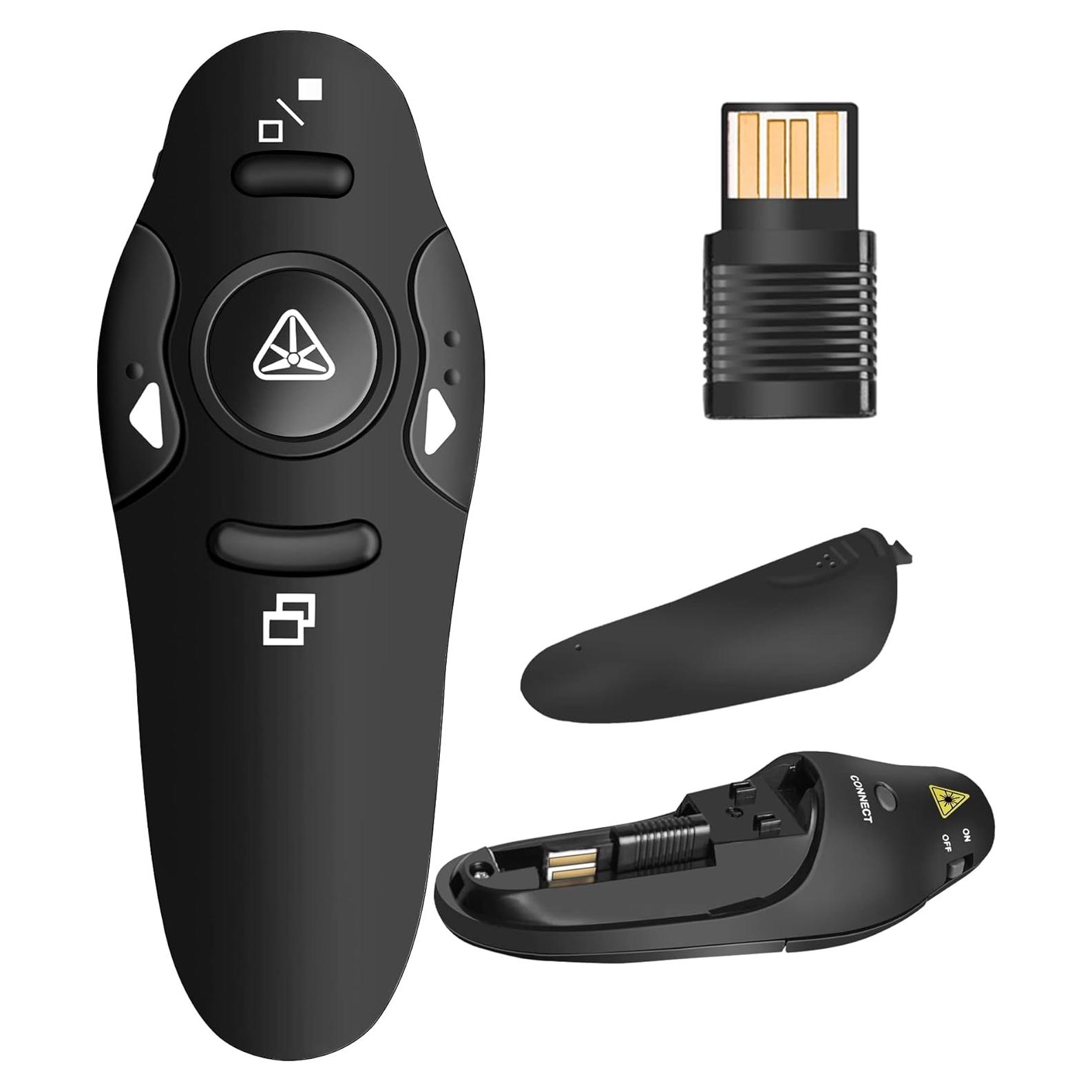 Control Remoto Inalámbrico para Presentaciones DinoFire USB