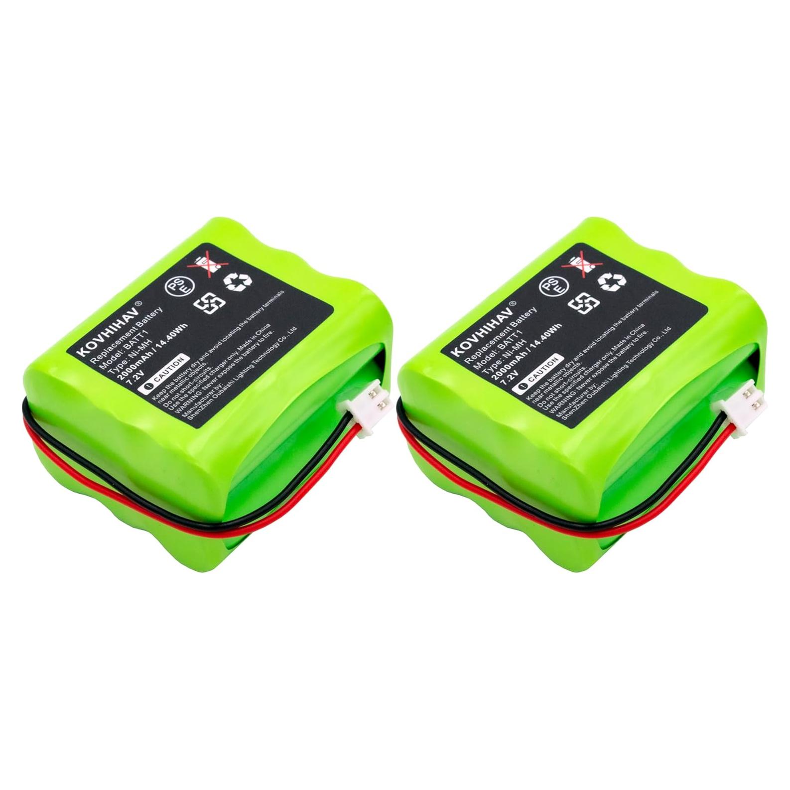 Batería de Alarma Ni-MH 7.2V 2000mAh BUSFUIVA 2 Pack