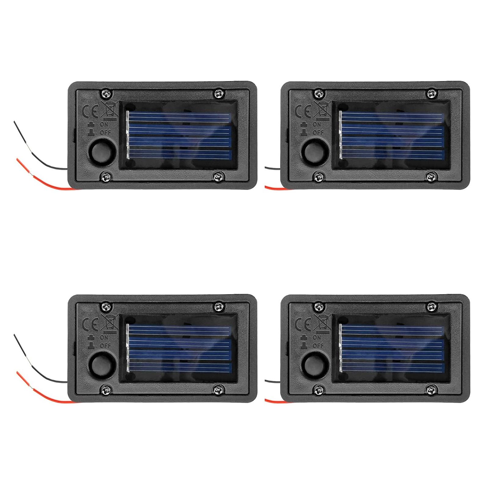 Caja de Batería Solar AQEENURA para Linternas Colgantes 4PCS