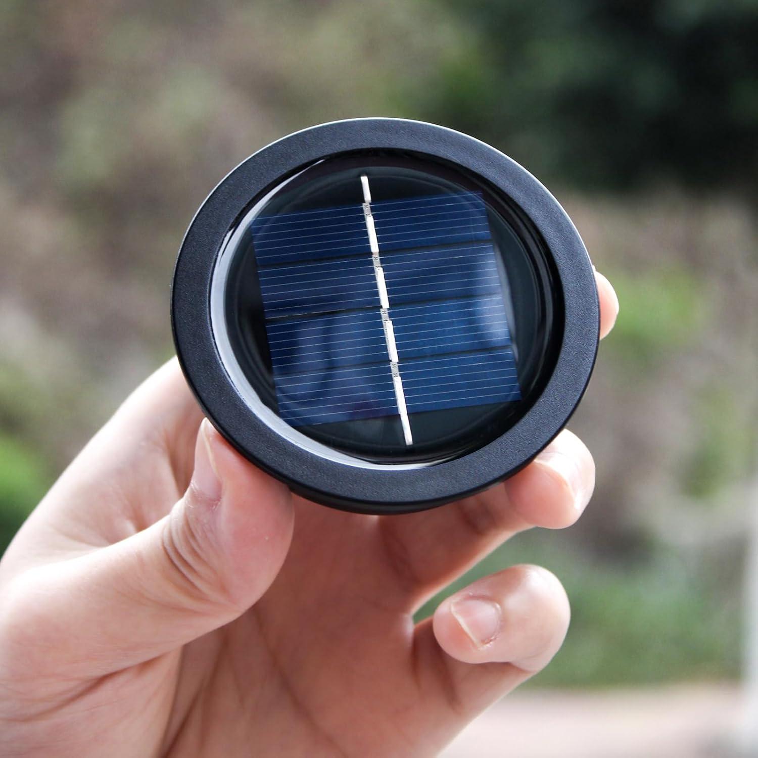 Paquete de 4 Piezas de Repuesto para Luz Solar Suggant 7 cm