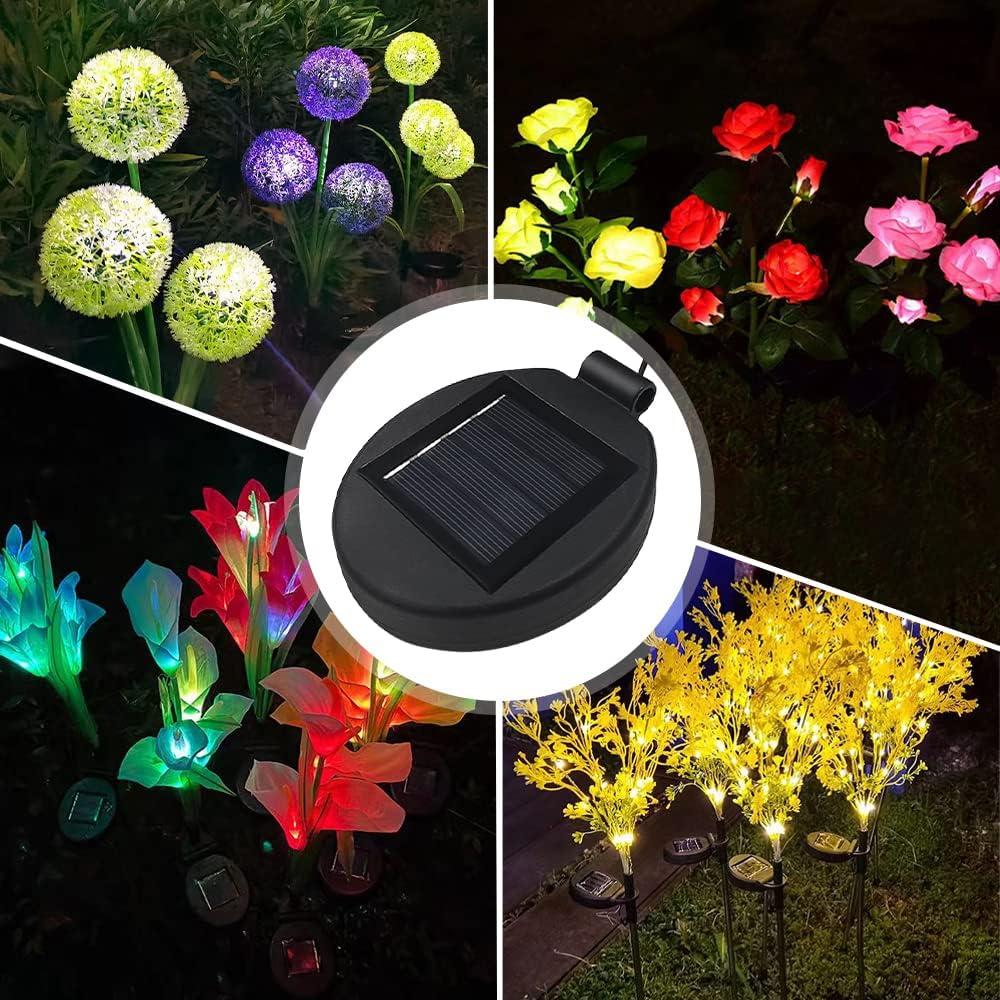 Tapa de Reemplazo para Linterna Solar AQEENURA 2PCS LED