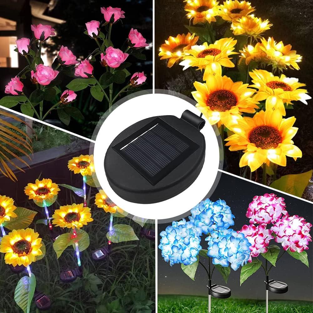 Tapa de Reemplazo para Linterna Solar AQEENURA 2PCS LED
