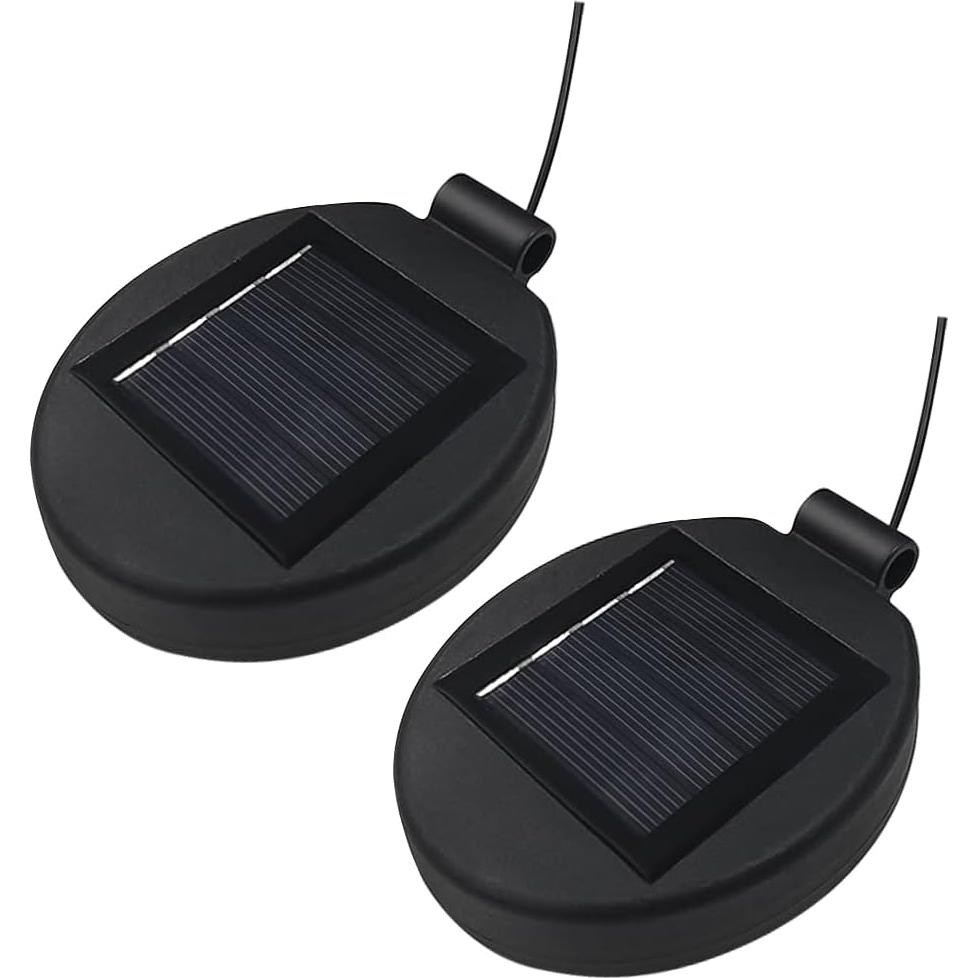 Tapa de Reemplazo para Linterna Solar AQEENURA 2PCS LED