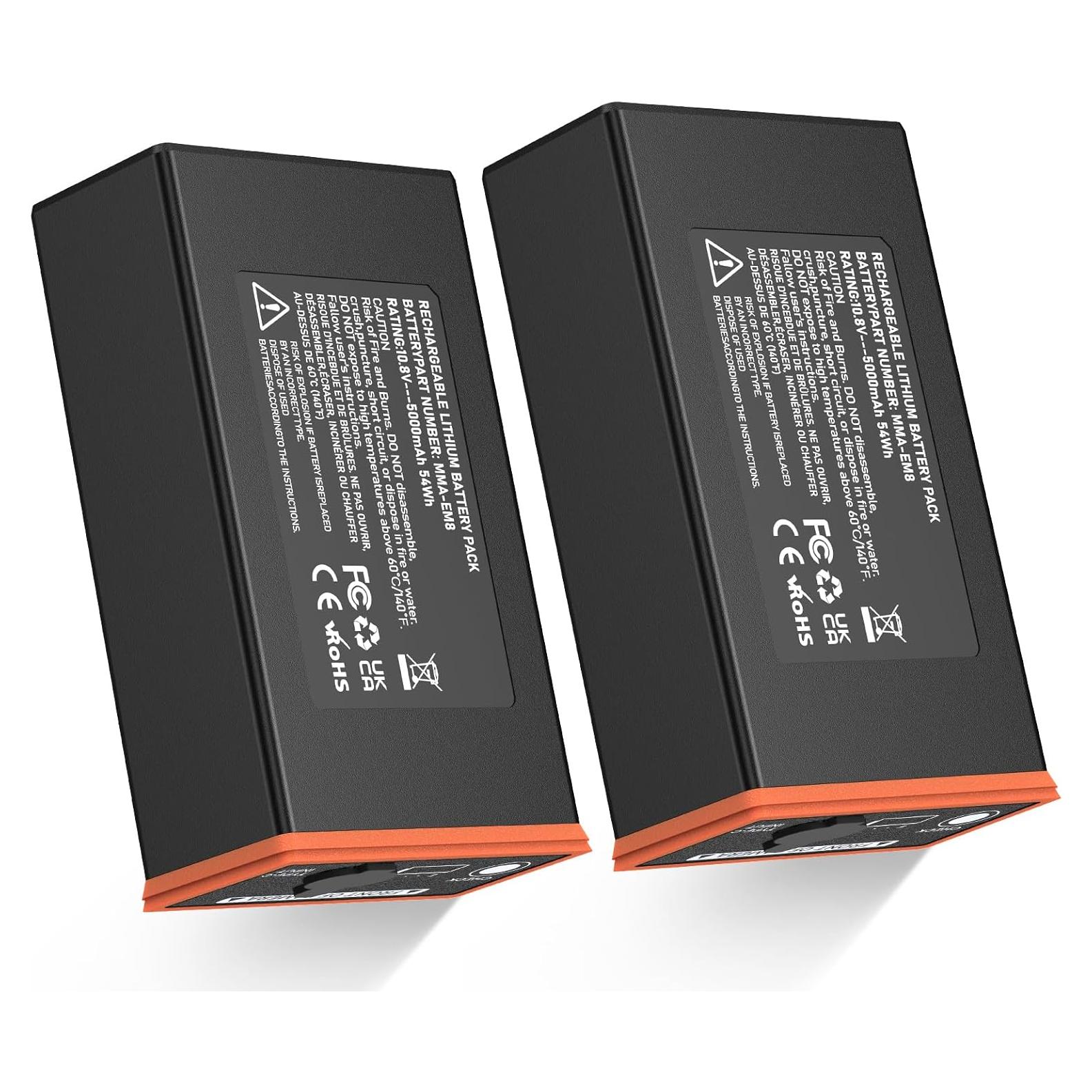 Paquete de Batería Recargable DCDG Power Mag 5000mAh para Moultrie Edge