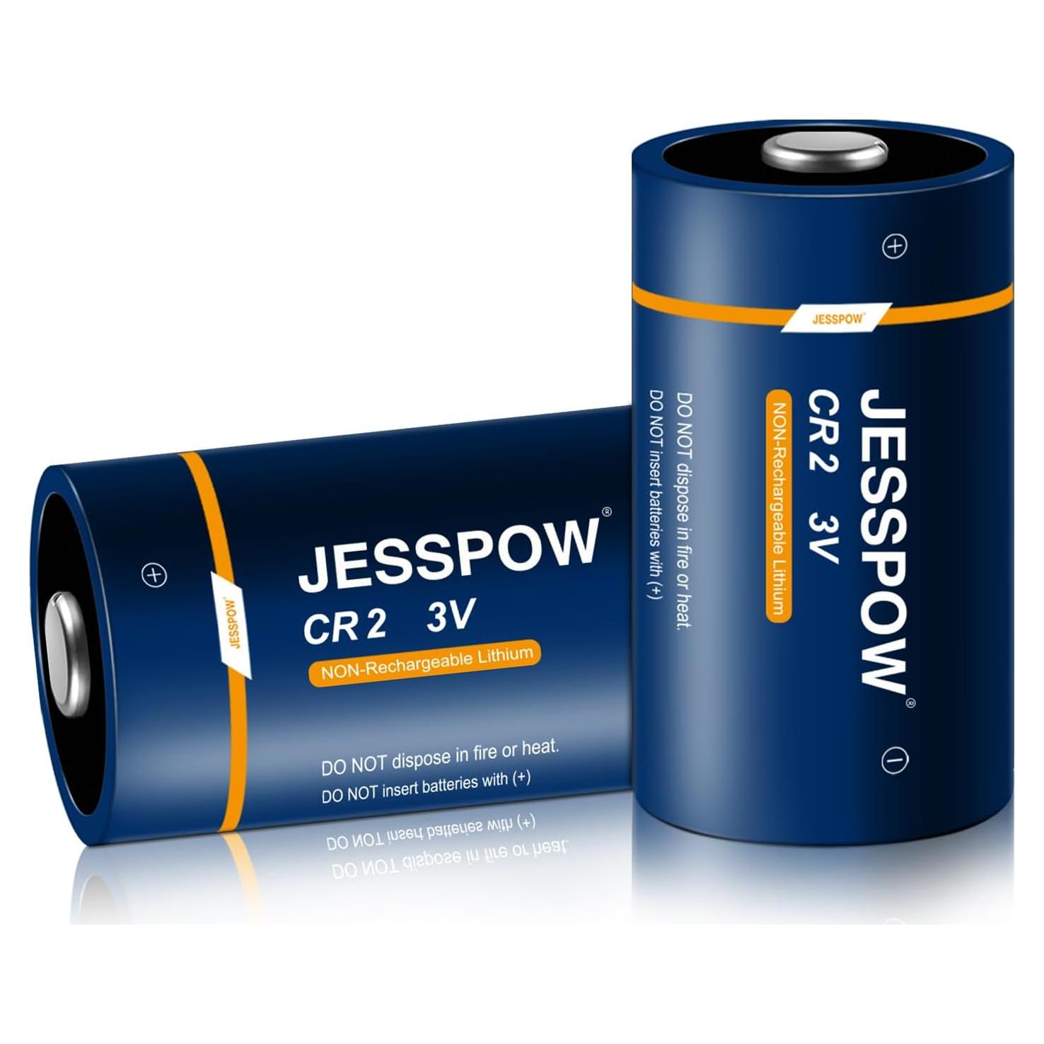 Batería de Litio CR2 3V JESSPOW - Paquete de 2 Unidades