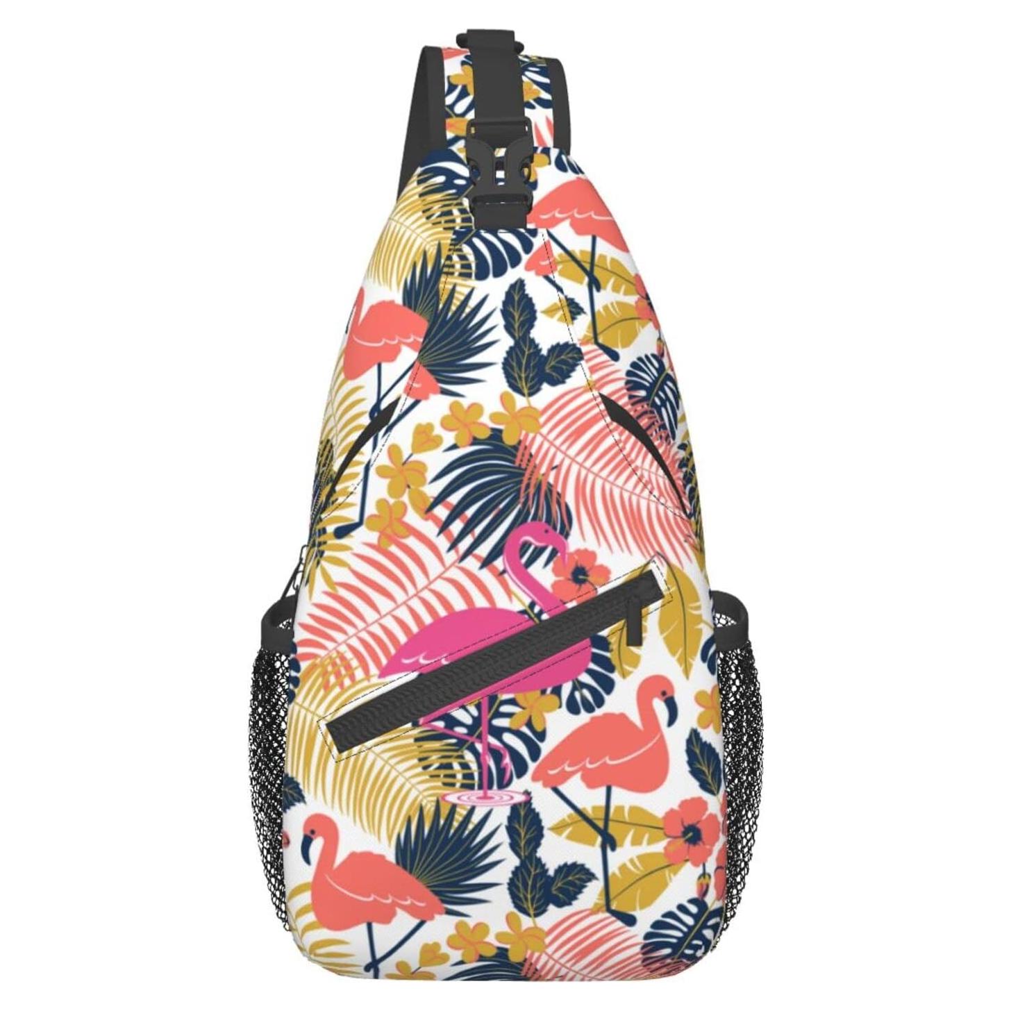 Bolsa Cruzada Tropical de Poliester 15L Ajustable