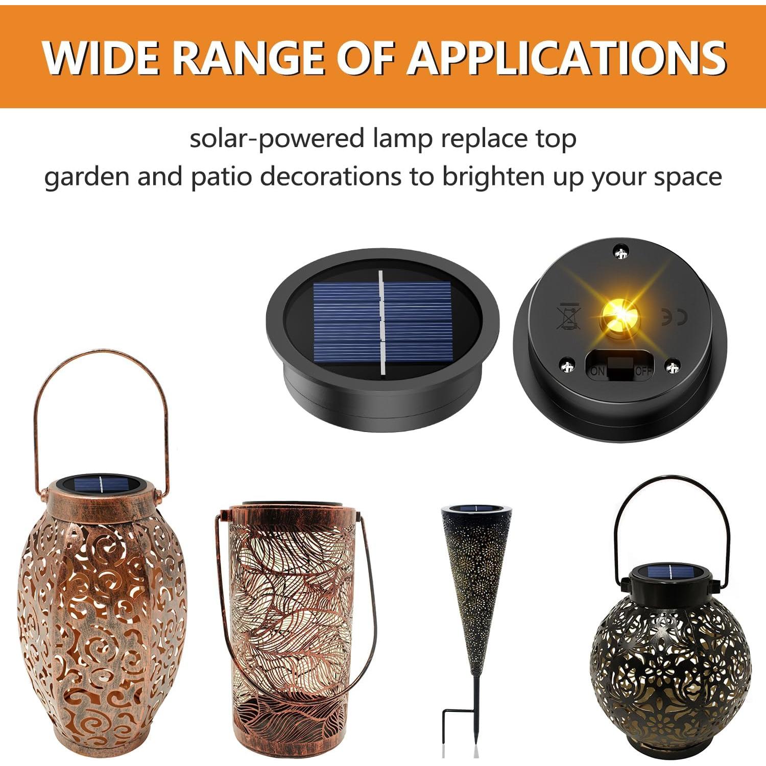 Kit de Repuesto 4 Piezas Luz Solar X-PREK 7 cm LED Blanca