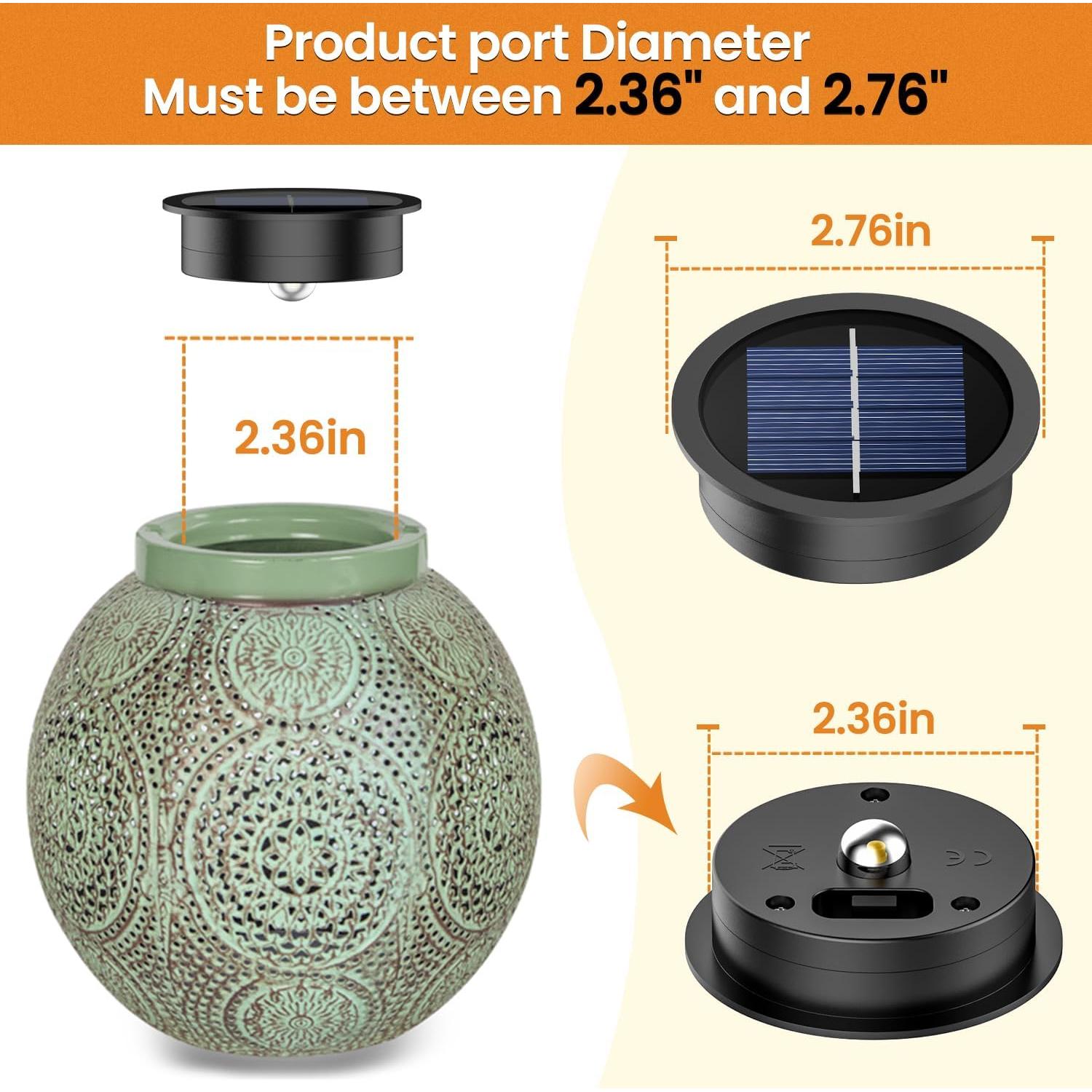 Kit de Repuesto 4 Piezas Luz Solar X-PREK 7 cm LED Blanca