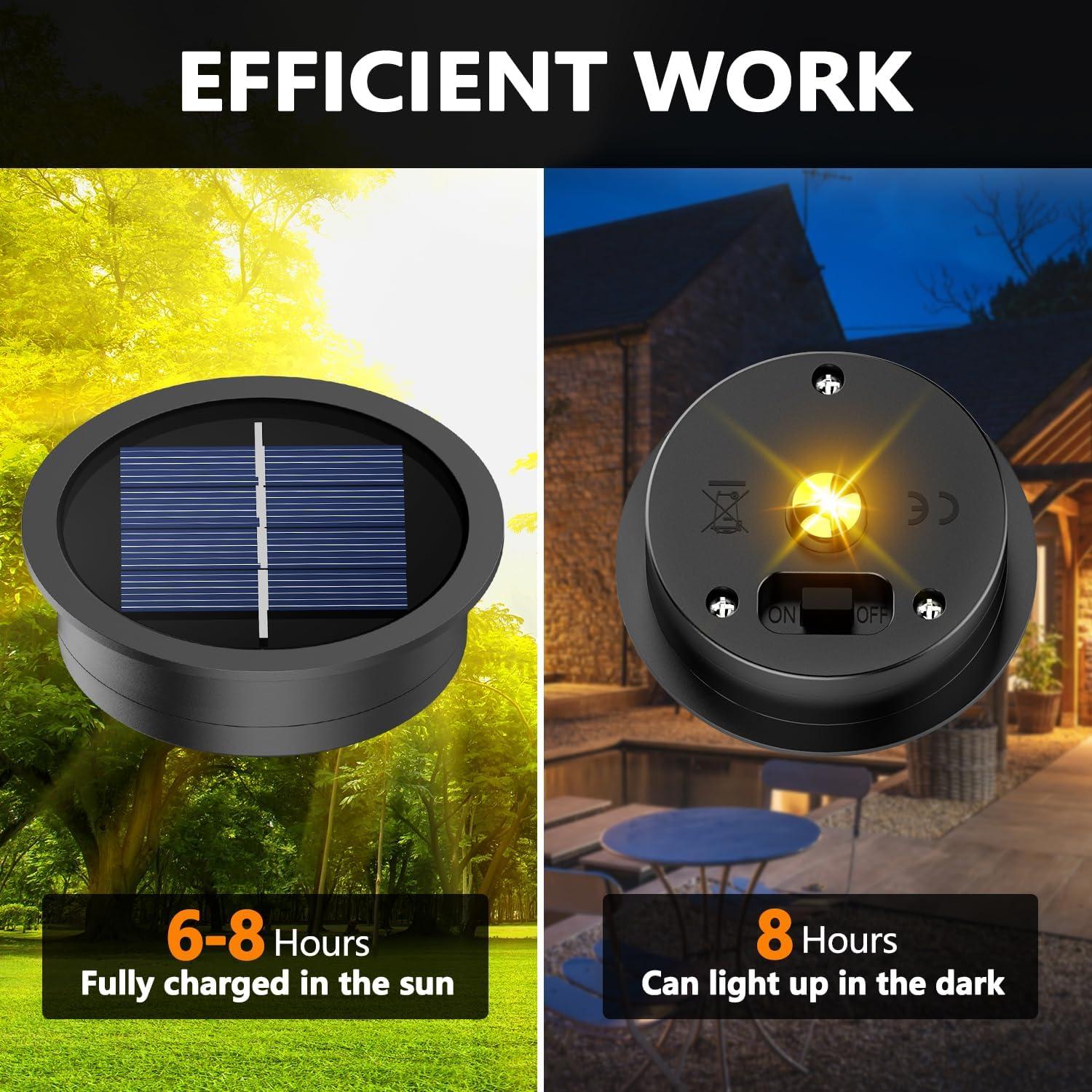 Kit de Repuesto 4 Piezas Luz Solar X-PREK 7 cm LED Blanca