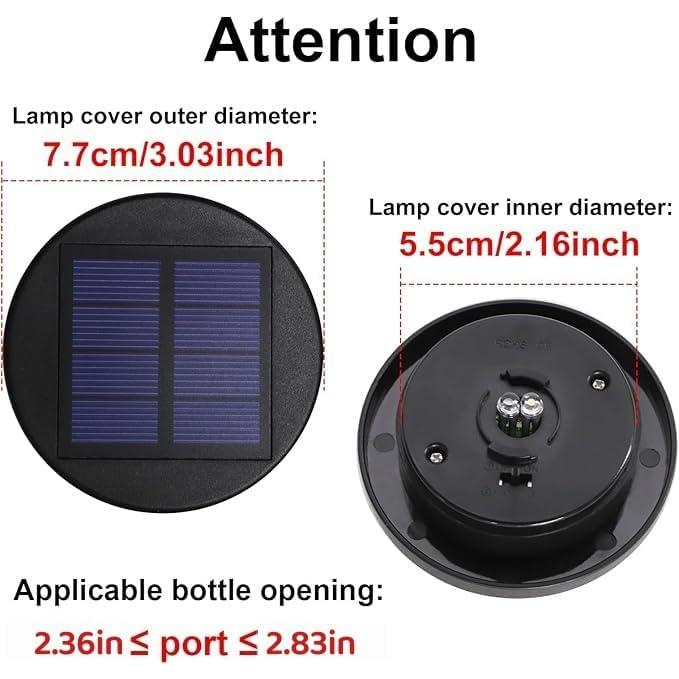 Piezas de Repuesto para Luces Solares GZ-ALL - 2 Tapas LED 7.19 cm