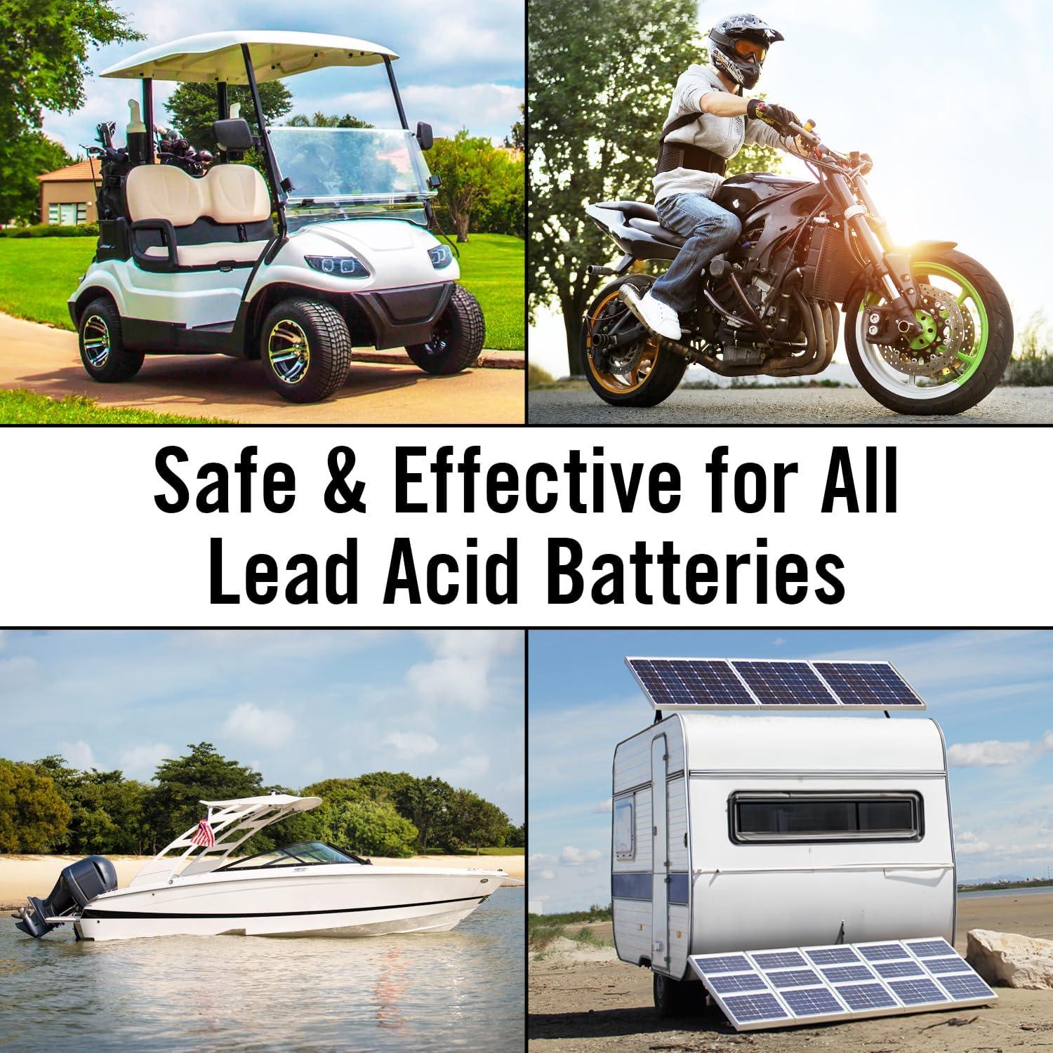 Solución Renovadora de Baterías Samorillo 1.89 L para Carritos de Golf