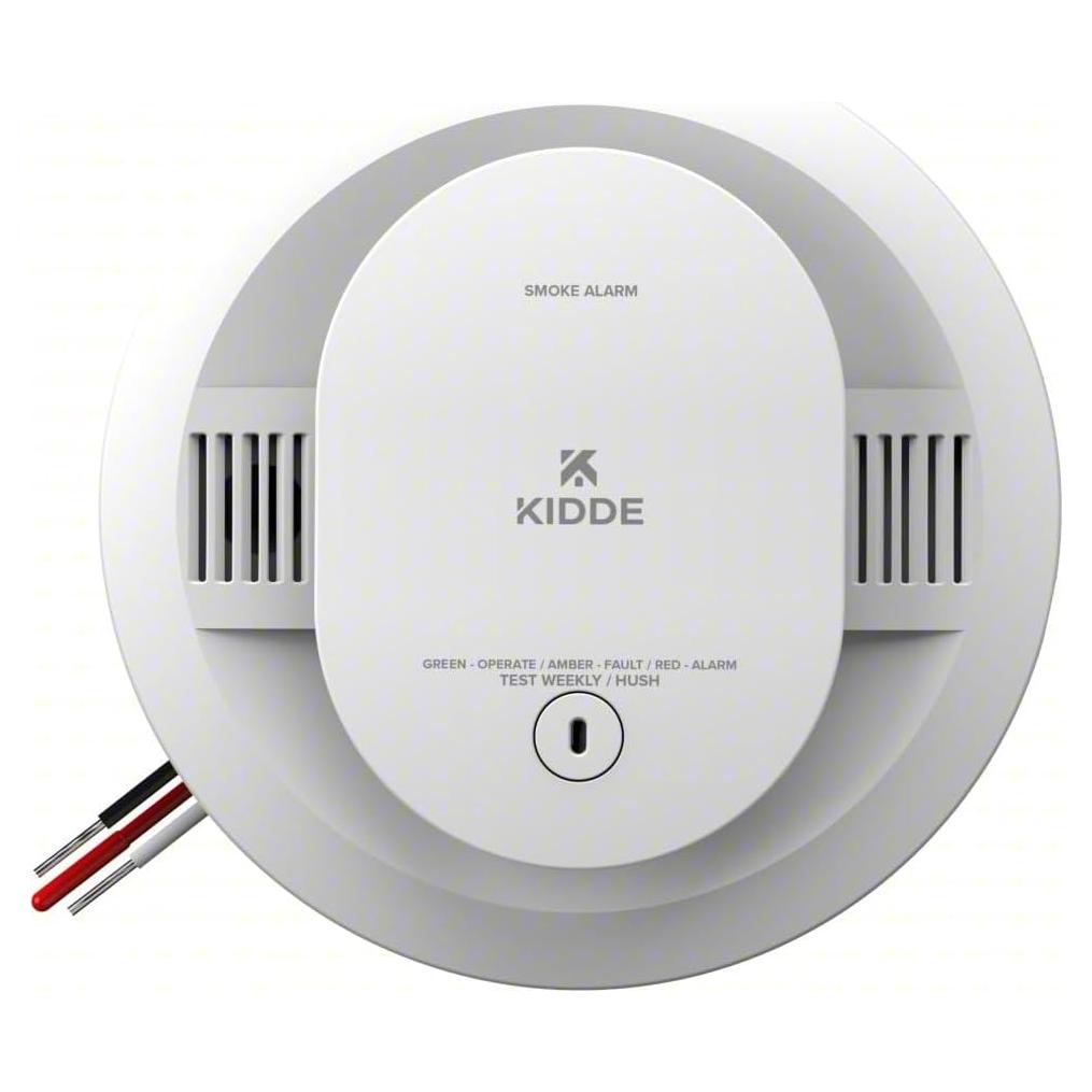 Alarma de Humo Kidde SMACFEX 120V con Batería 9V y Detección Rápida