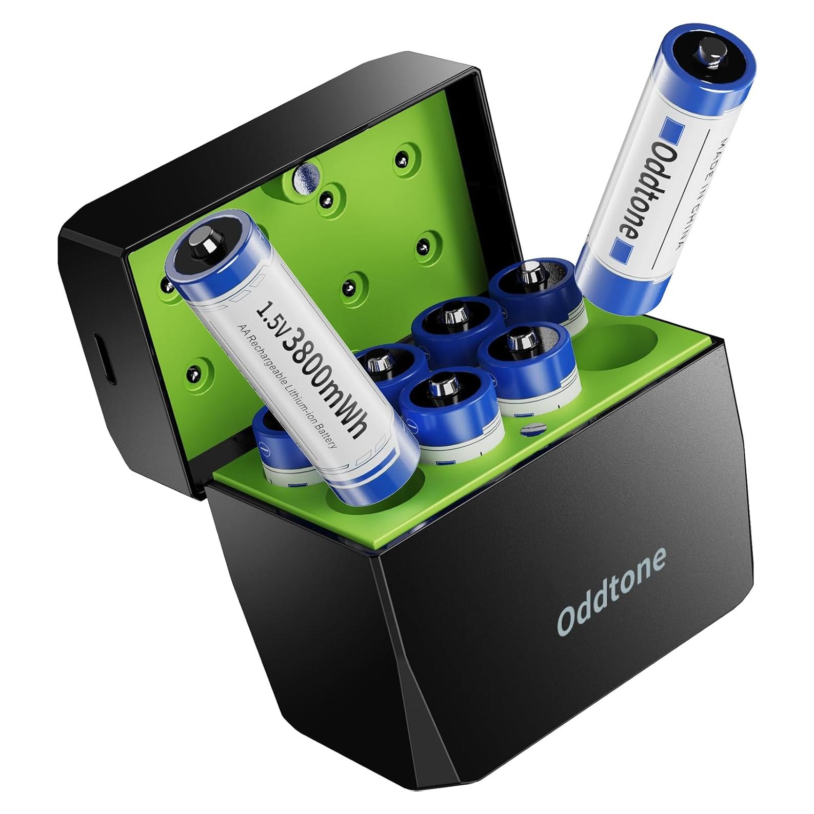 Baterías AA Recargables de Litio Zorunze 3800mWh 8 Pzas