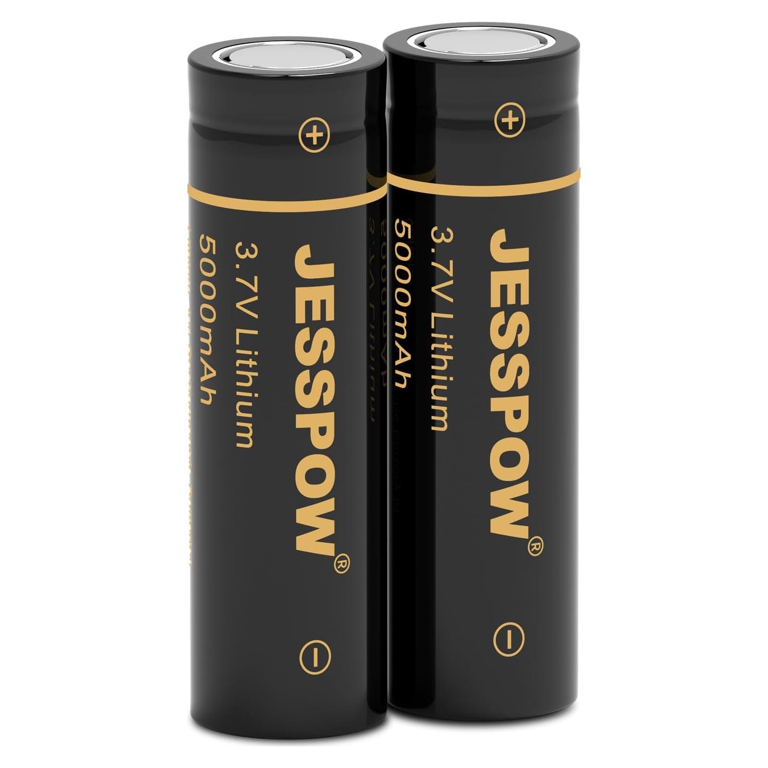 Batería recargable 21700 JESSPOW 3.7V 5000mAh 2 unidades