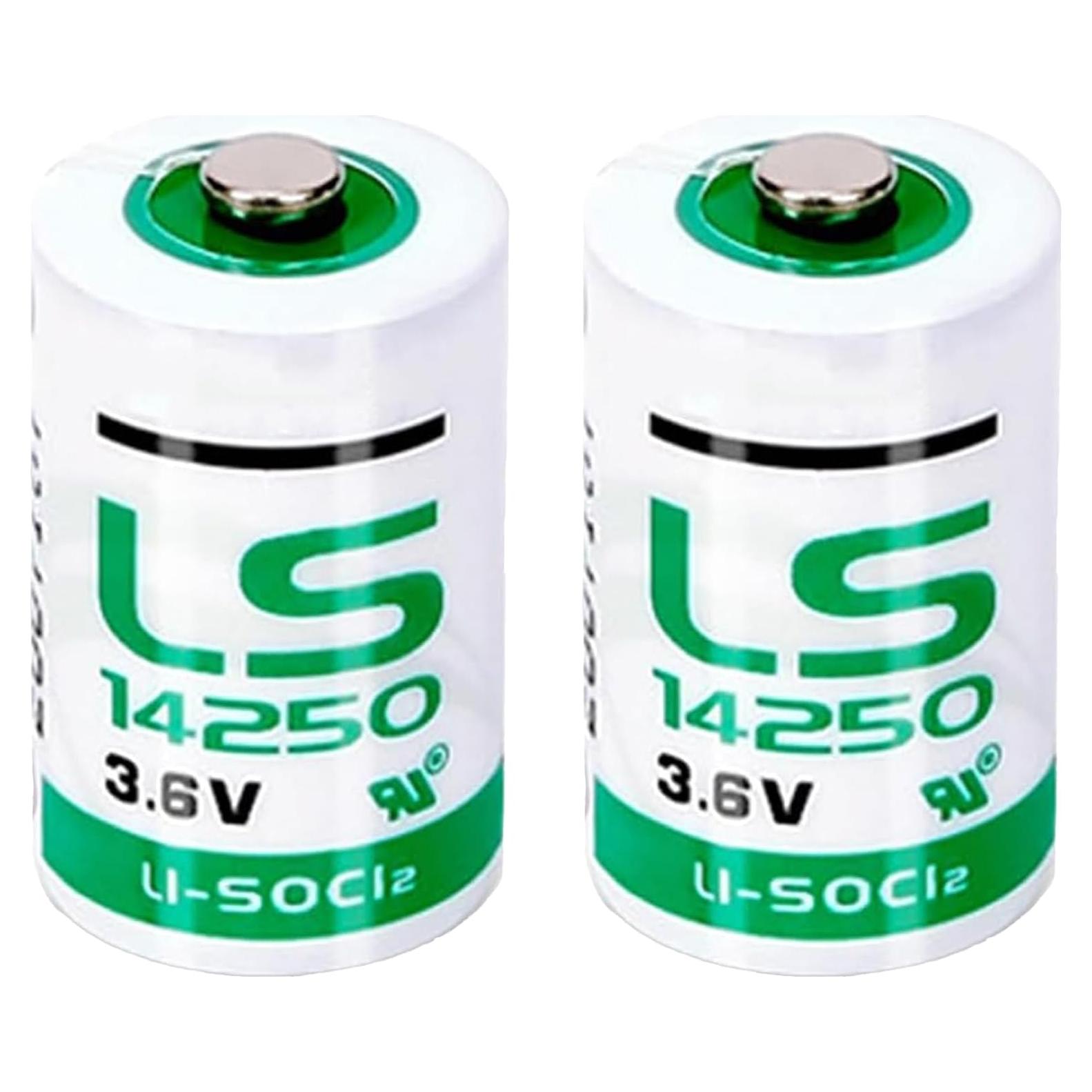 Batería de Litio 1/2 AA Saft LS14250 3.6V 2 Paquete