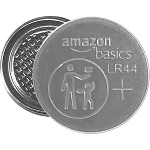 Paquete de 12 Baterías Alcalinas LR44 Amazon Basics 1.5V