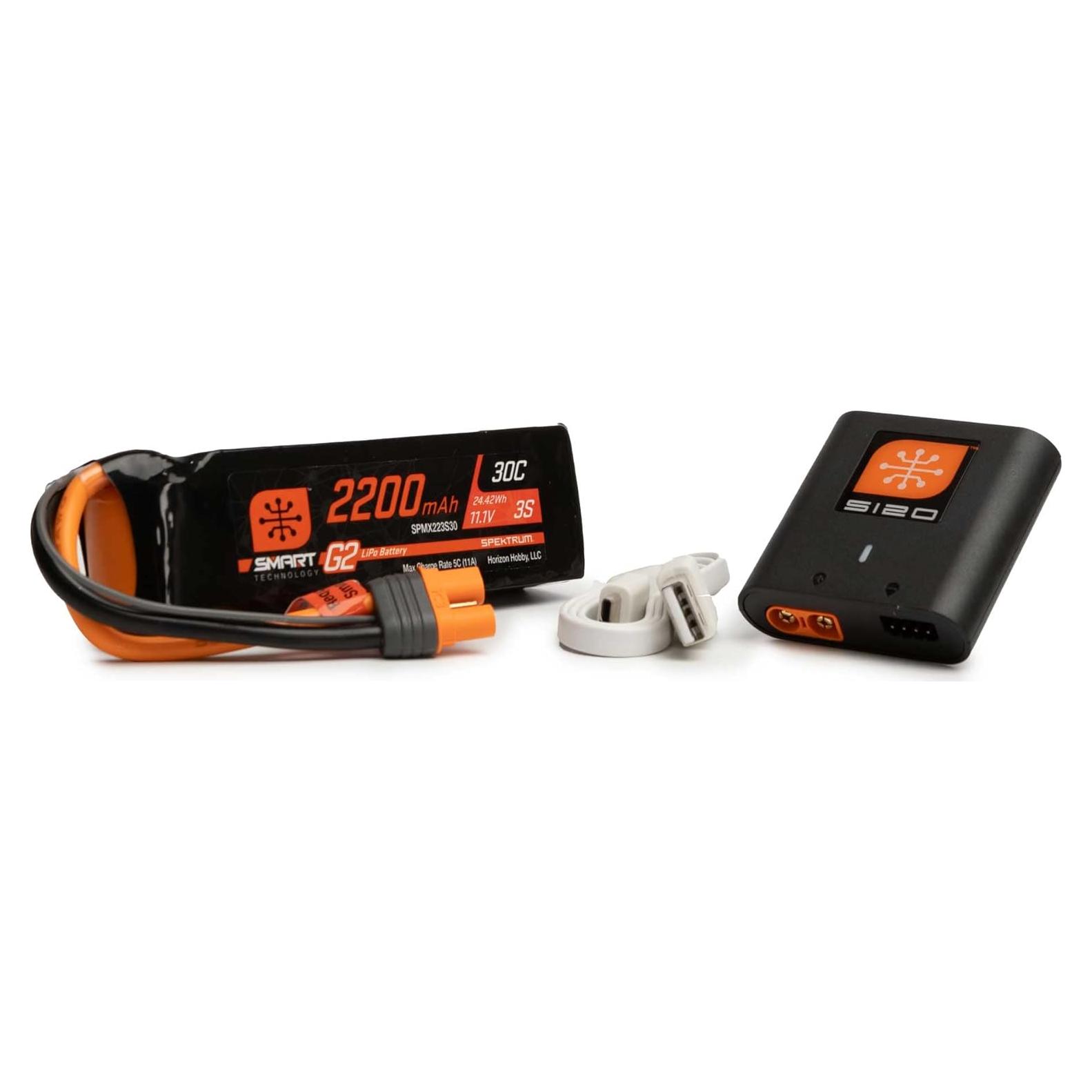 Paquete de Potencia Air Smart G2 Spektrum 3S 2200mAh + Cargador S120