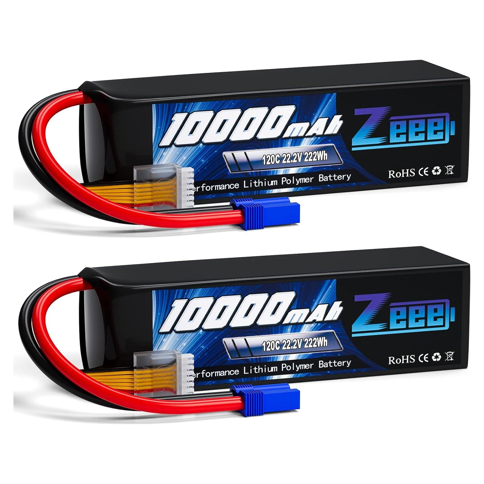 Batería Lipo Zeee 6S 10000mAh 22.2V 120C EC5 para RC