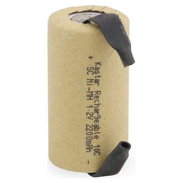 Batería recargable Kastar Sub C 2200mAh NiMH con pestañas