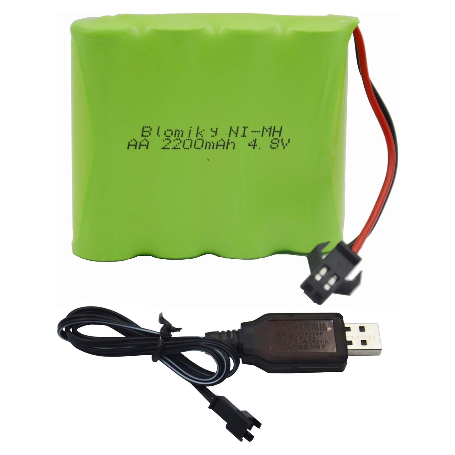 Batería Recargable NiMH 4.8V 2200mAh Blomiky para RC