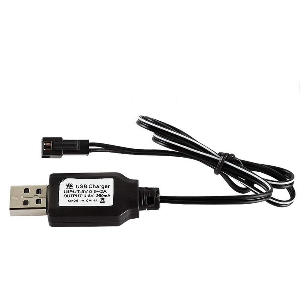Cable de Carga USB Zripool 4.8V 250mA para Baterías Ni-Cd Ni-MH