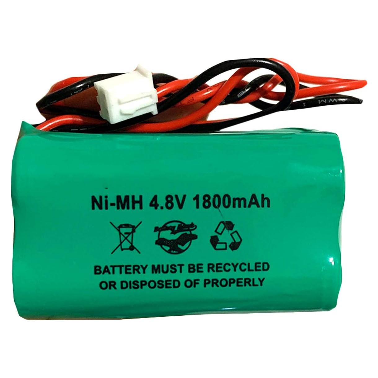 Batería recargable Ni-MH 1800mAh 4.8V para Luz de Emergencia