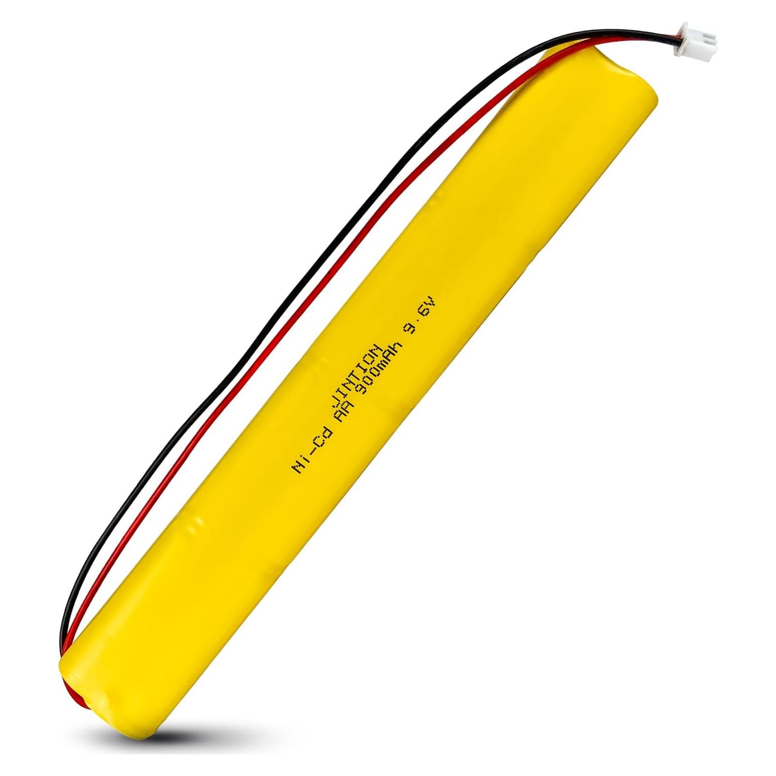 Batería recargable Ni-Cd 9.6V 900mAh JINTION para luz de emergencia