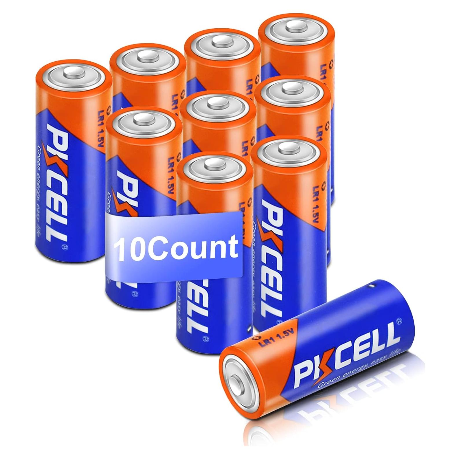 Baterías Alcalinas PKCELL N 1.5V Paquete de 10 Ultra Duraderas