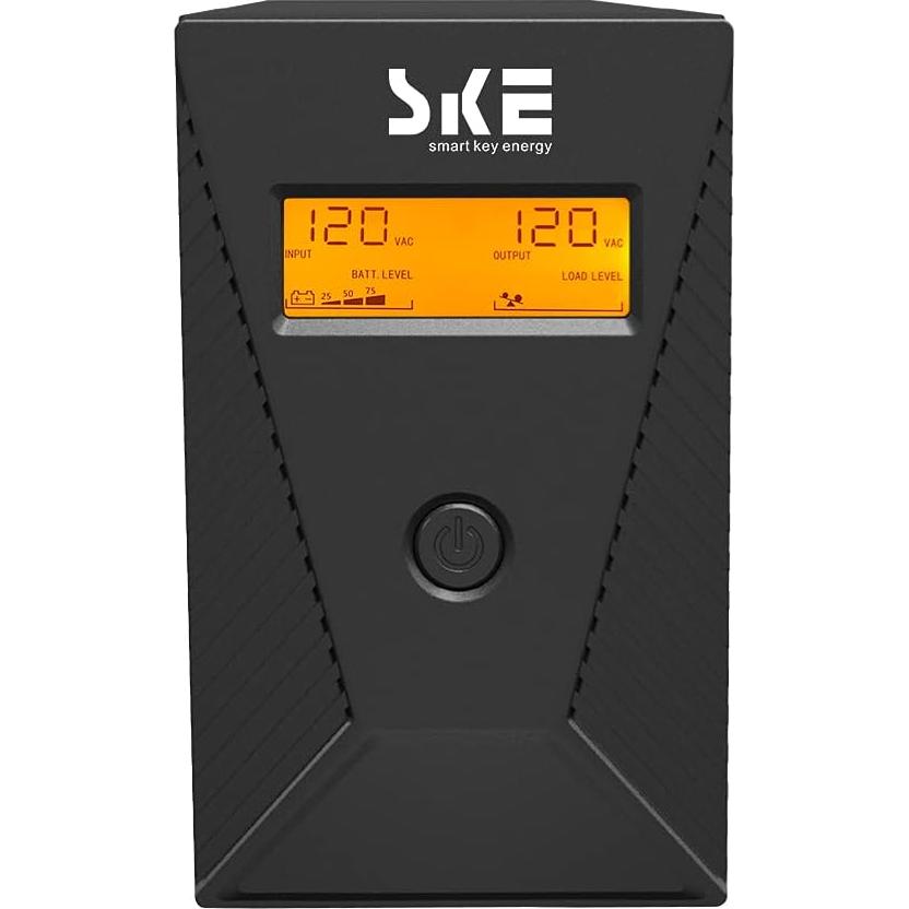 UPS 600VA SKE SK600 con Batería Leoch y LCD Inteligente