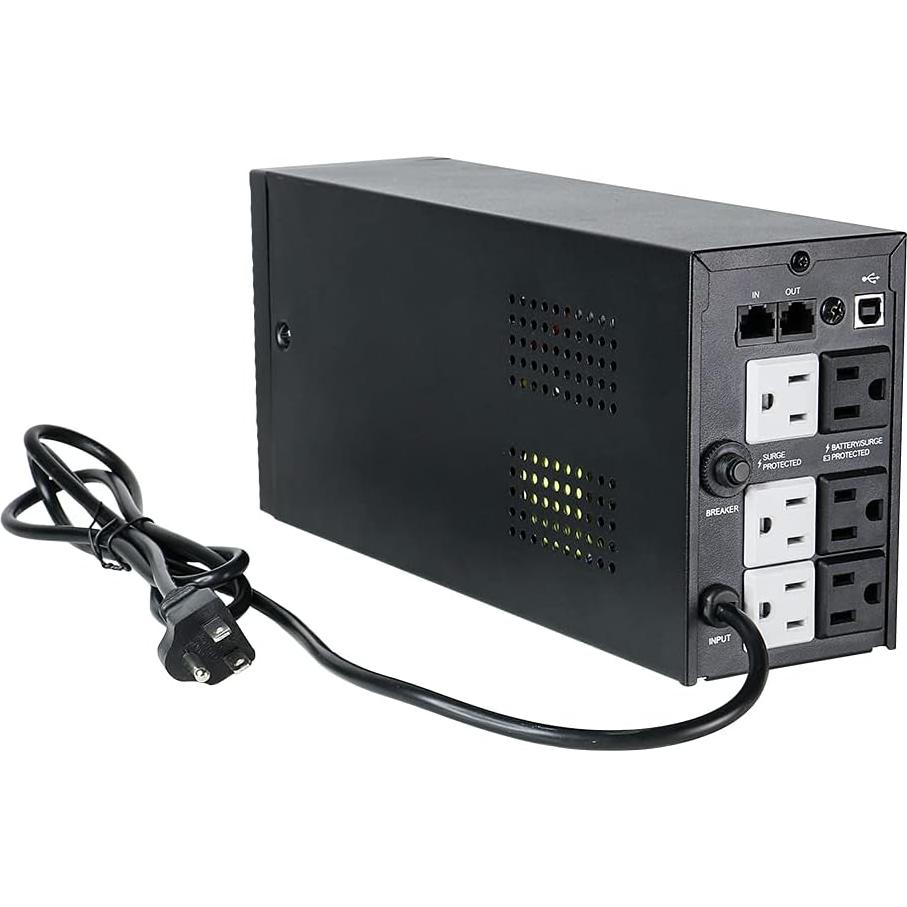 UPS 600VA SKE SK600 con Batería Leoch y LCD Inteligente